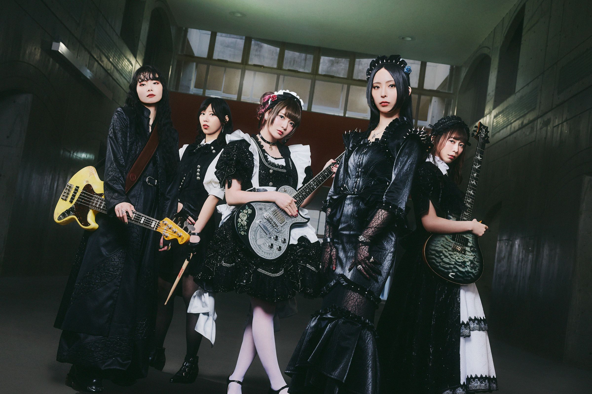 女僕搖滾樂團BAND-MAID將於9月在Legacy Tera開唱。(Welcome Music提供)