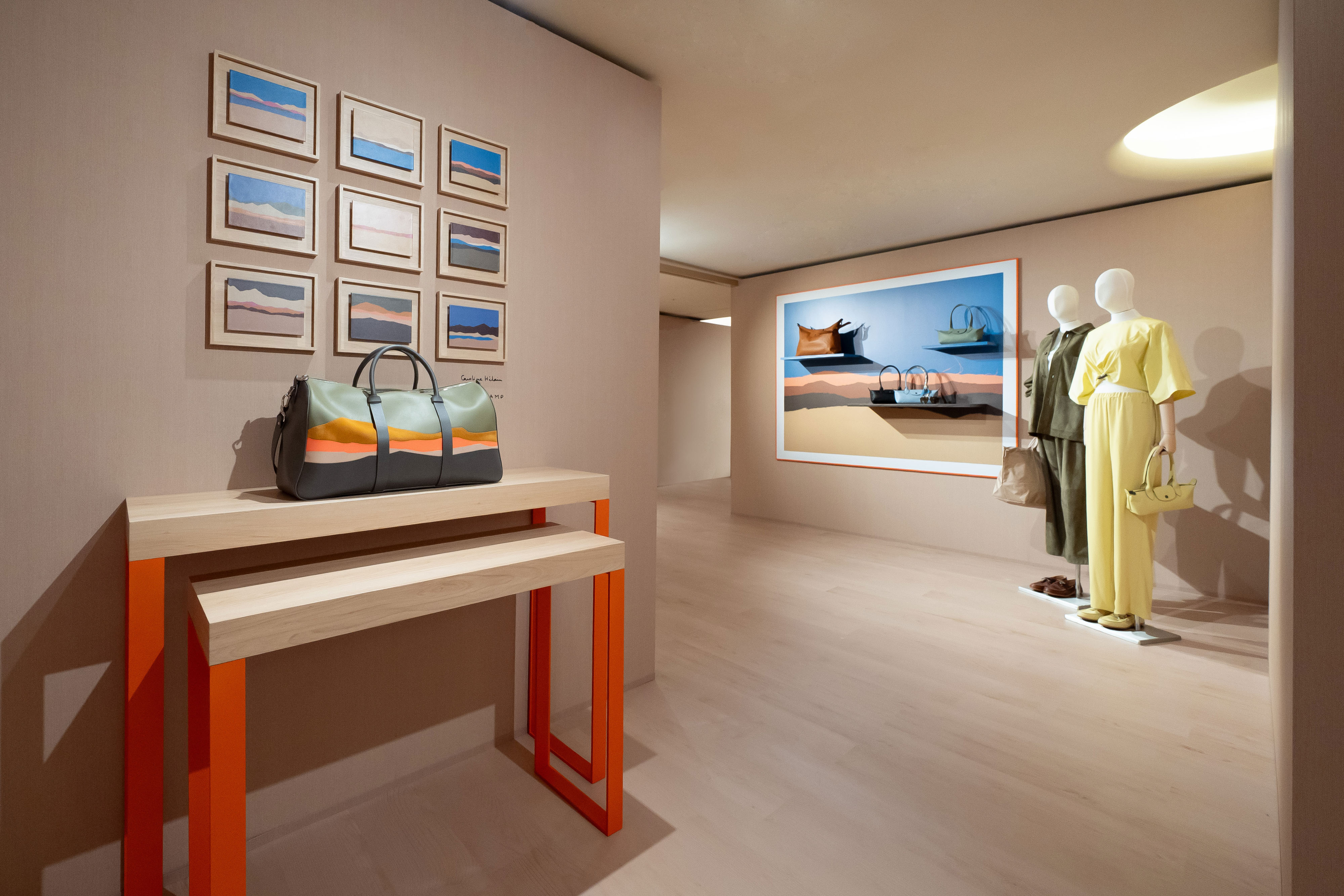 LONGCHAMP 2026 秋冬系列發表會現場。（LONGCHAMP提供）