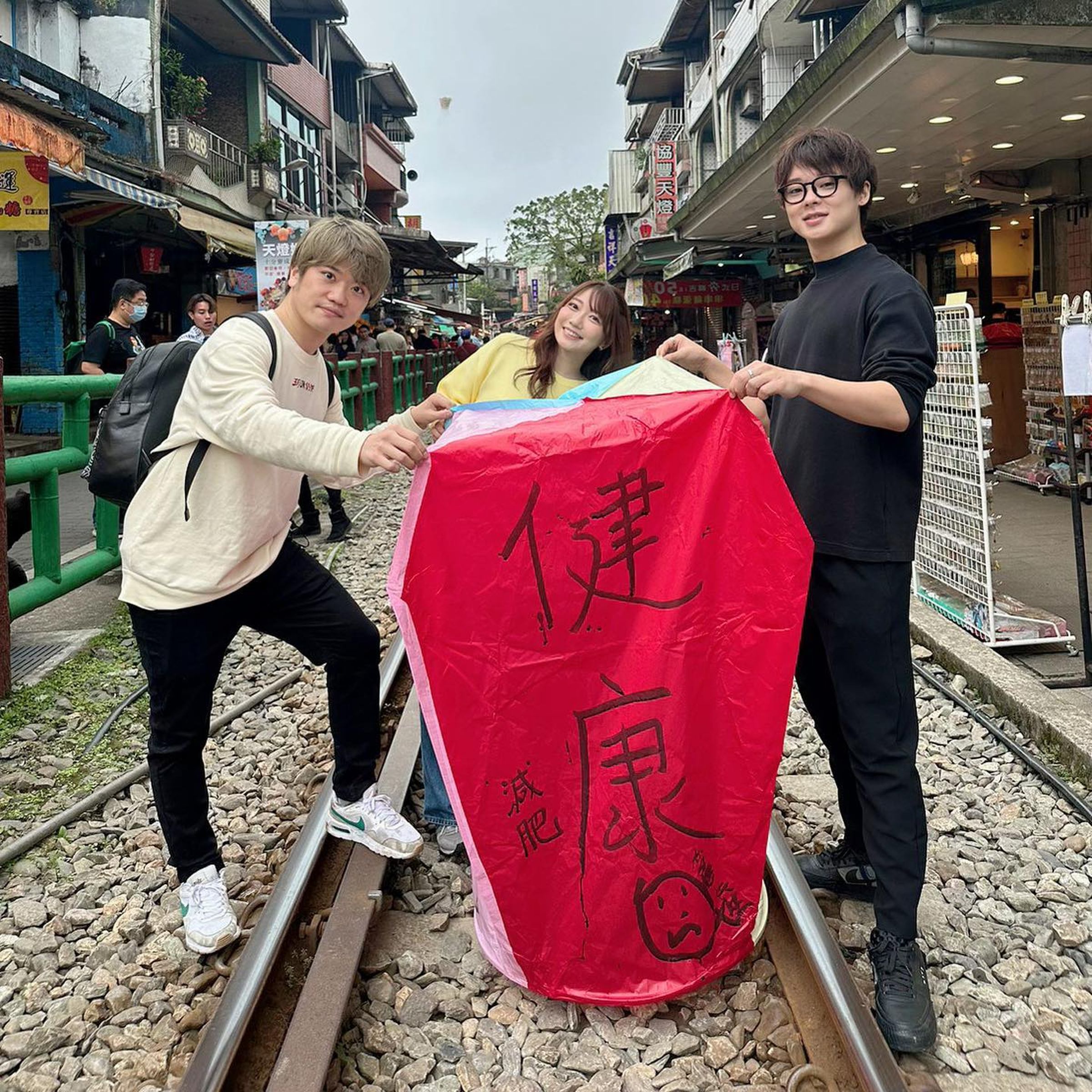 Jun醬(左)與三原慎吾(右)在台灣一起拍YouTube影片長達5、6年。(翻攝自Jun醬 INS)