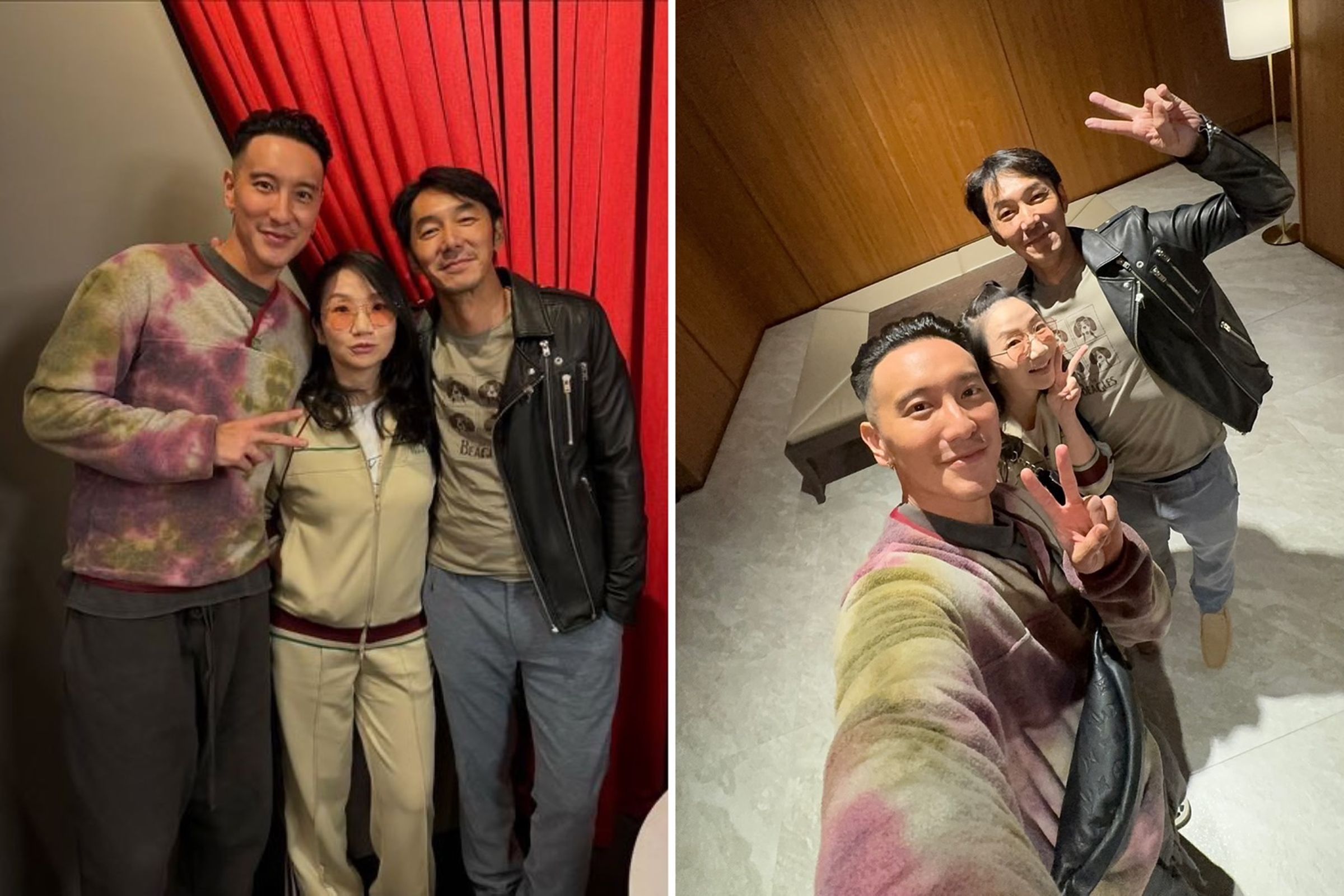 王陽明po照回應不合傳聞。（翻攝Sunny 王陽明臉書）