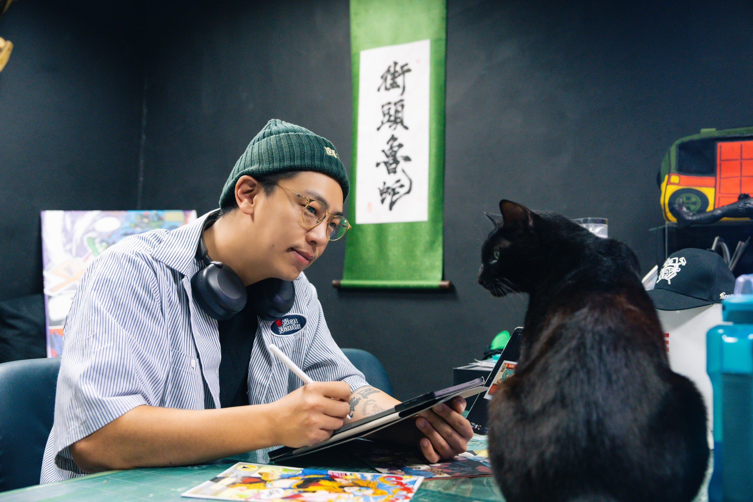 網紅藝術家傅星翰繪製的主視覺設計，在日本年度漫畫盛事「TOKYO COMIC CON 2024」中一舉拿下官方唯一主視覺殊榮。（星奇三、曼尼提供）