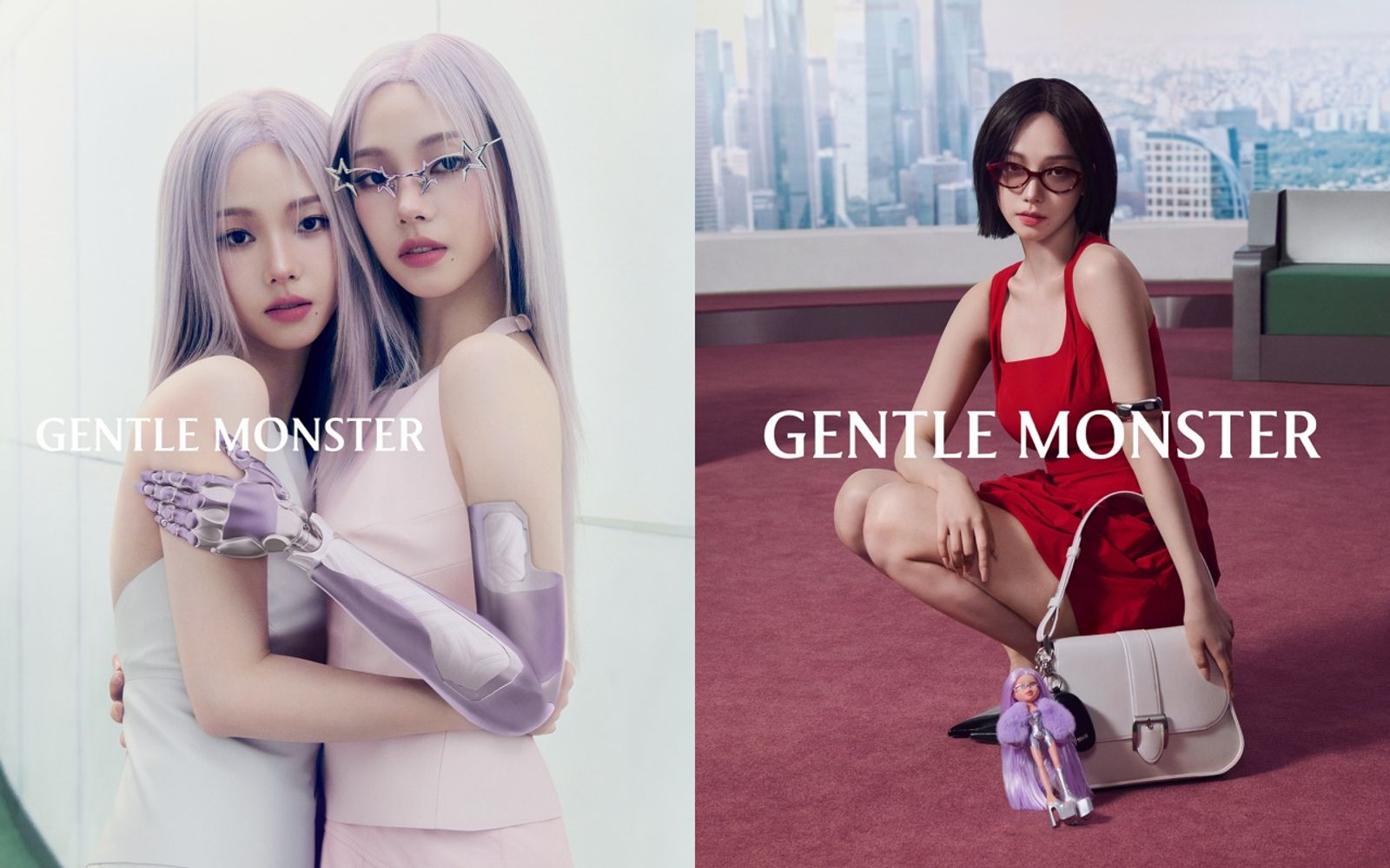 Aespa成員Karina演繹超現實美學眼鏡　GENTLE MONSTER折疊式設計好可愛