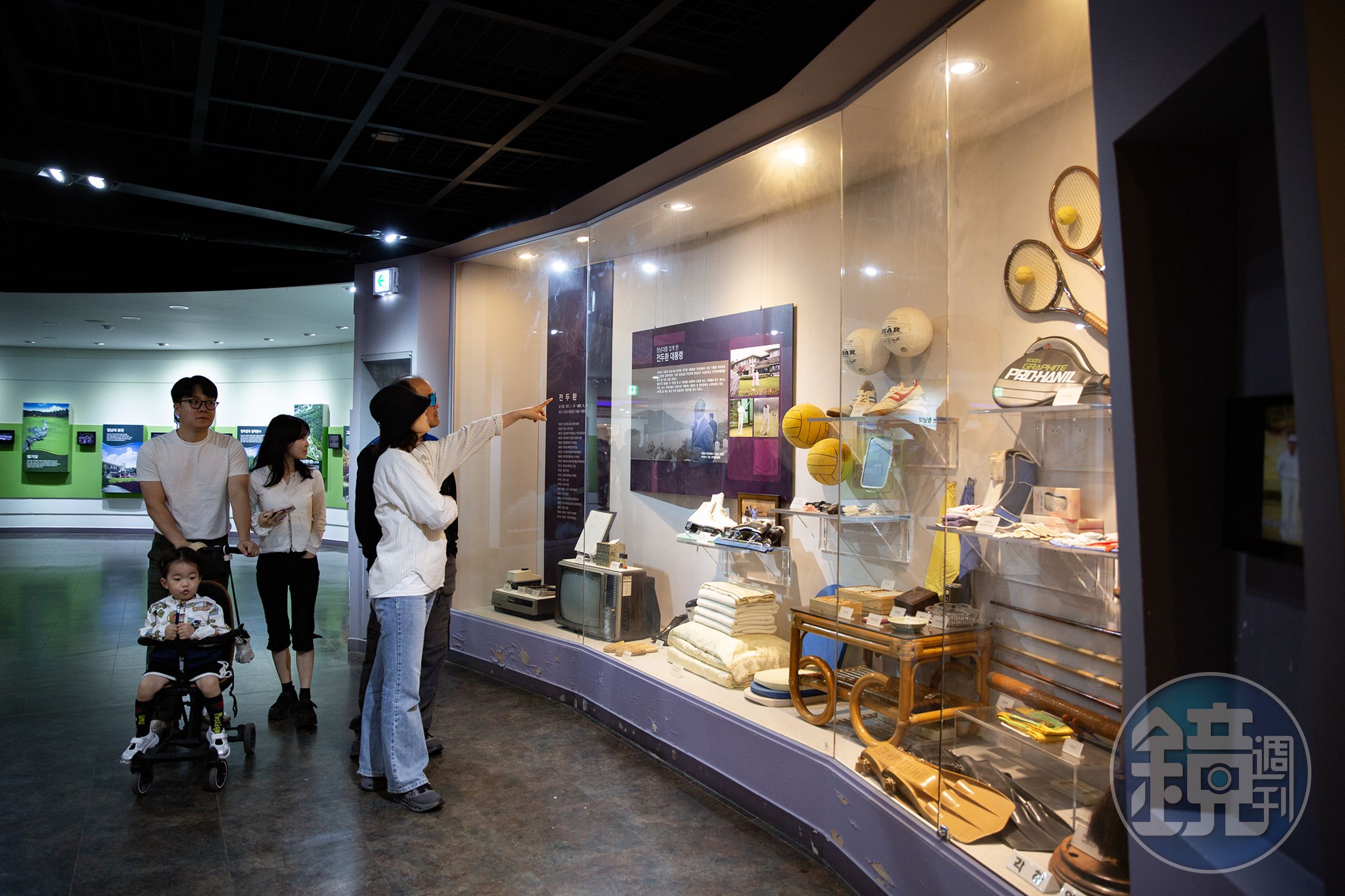 青南臺展示歷屆總統在此使用過的日常用品，也能藉此一窺不同領導者的日常嗜好。