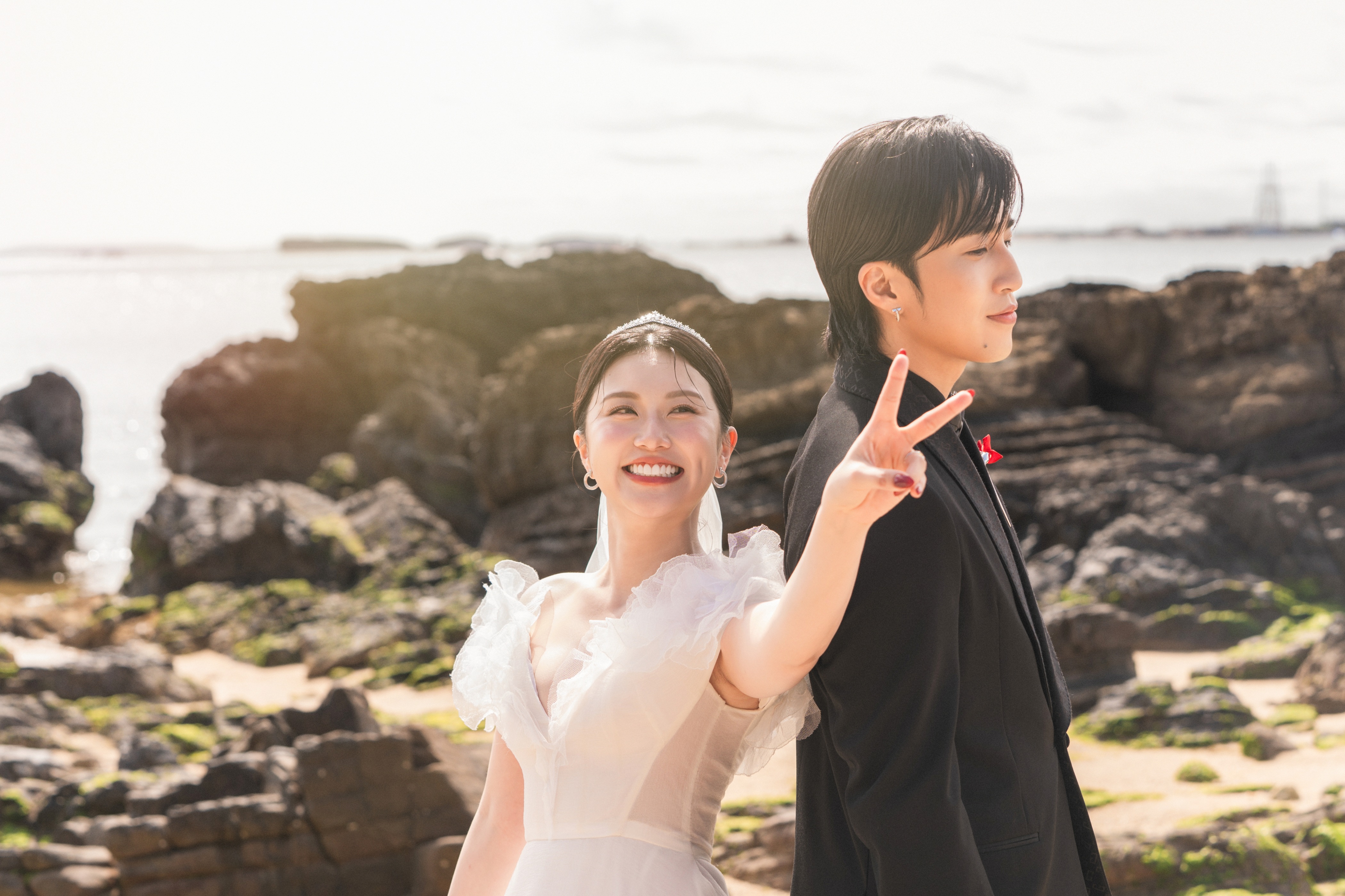 婁峻碩和焦凡凡夫妻檔首支合作單曲〈Make Sense〉，把生活對話全都露。（伊弗龐金有限公司／想不到音樂工作室 提供）