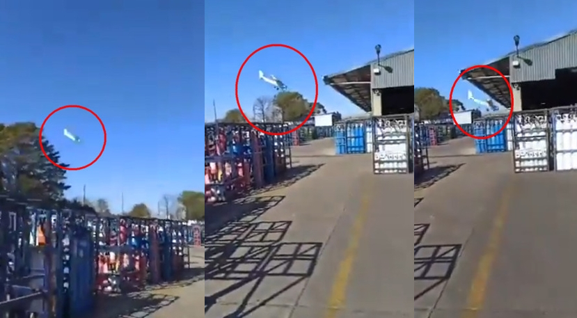 胡安不滿遭法國液化氣體解雇，竟開飛機自殺攻擊前公司廠房，企圖製造氣爆。（翻攝X@DisasterTrackHQ）