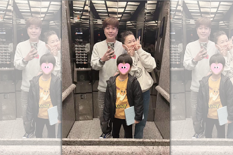 六月和李易曬出婚變後的同框照片。（翻攝自六月IG）