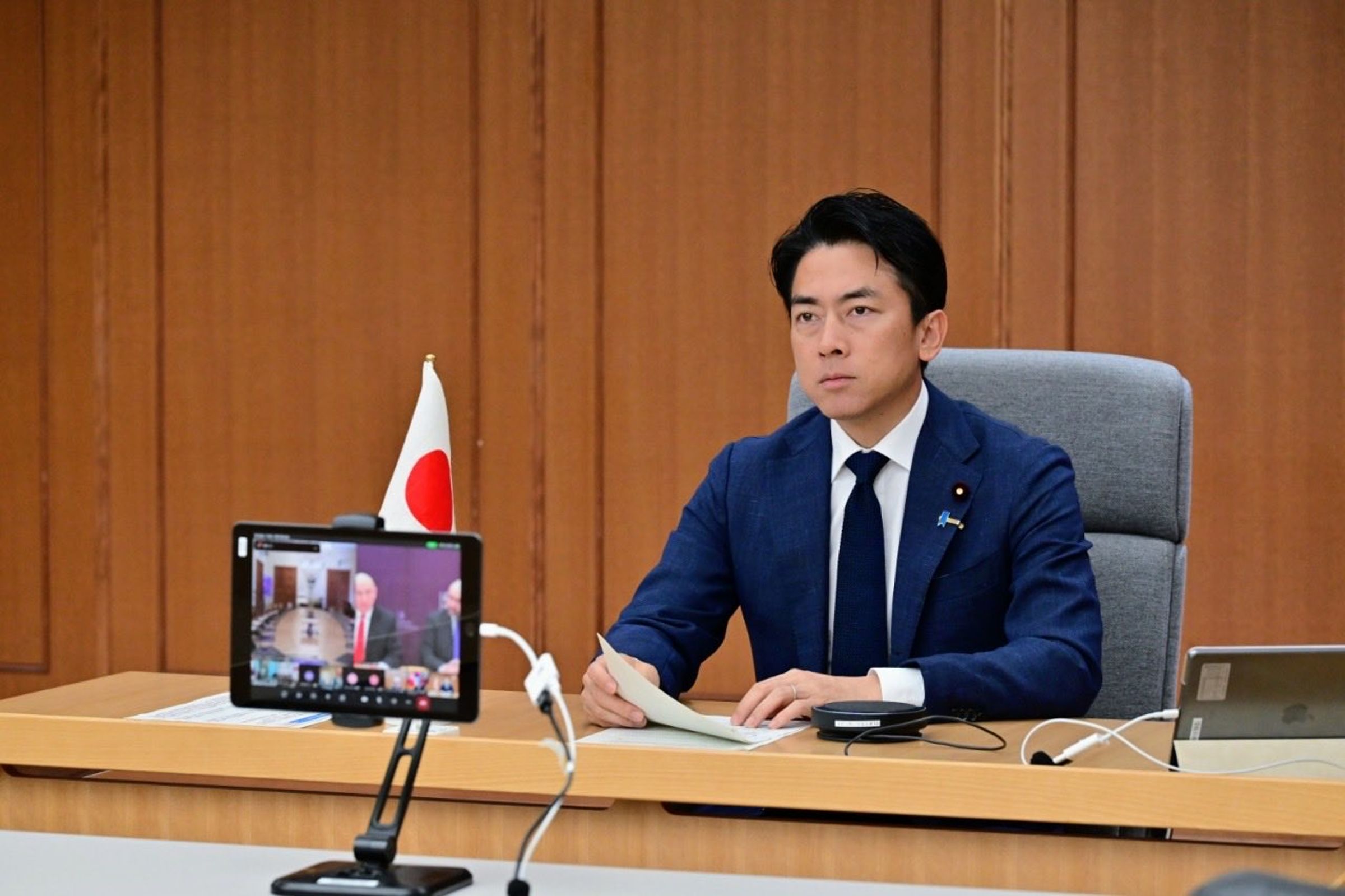防衛大臣小泉進次郎被問到「台灣有事」會發生何種局面以及如何應對,僅強調平時就要做好準備以因應所有可能事態。(翻攝自@ModJapan_jp X)