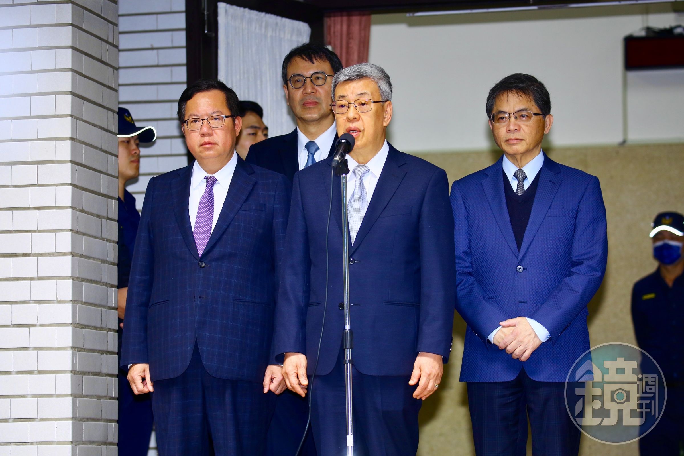 陳建仁今日表示，兩岸間應理性對等，以互相合作的方式維護金廈海域安全，讓兩岸人民能夠更健康有序的交流。