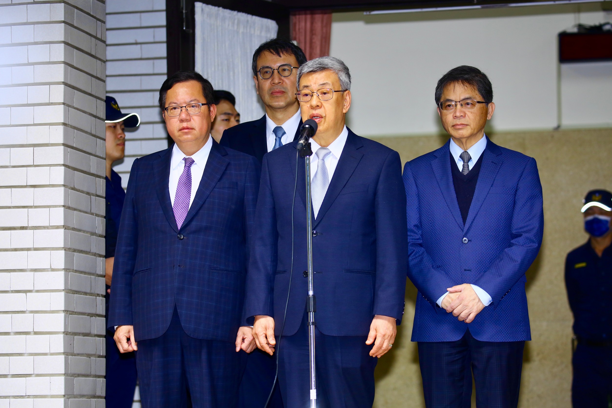 陳建仁今日表示，兩岸間應理性對等，以互相合作的方式維護金廈海域安全，讓兩岸人民能夠更健康有序的交流。