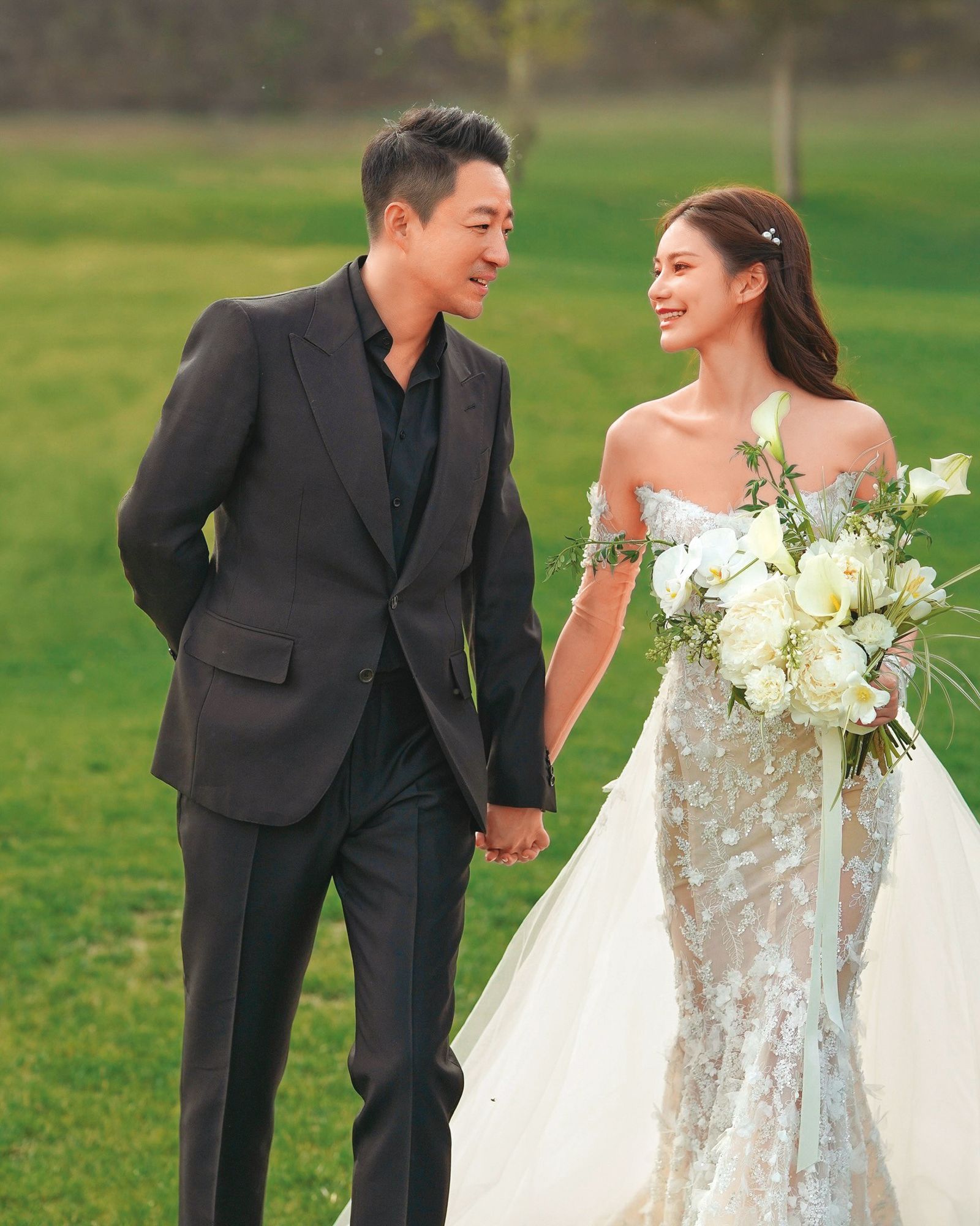 汪小菲和馬筱梅去年在北京舉行婚禮。(翻攝自馬筱梅IG)