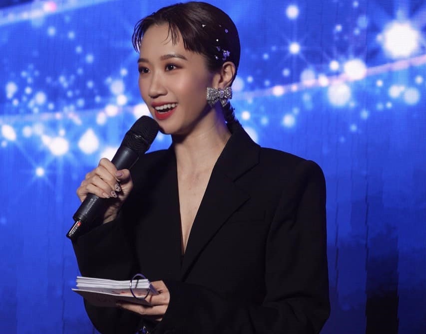 Lulu五度主持台北市府跨年晚會。（翻攝自Lulu臉書）