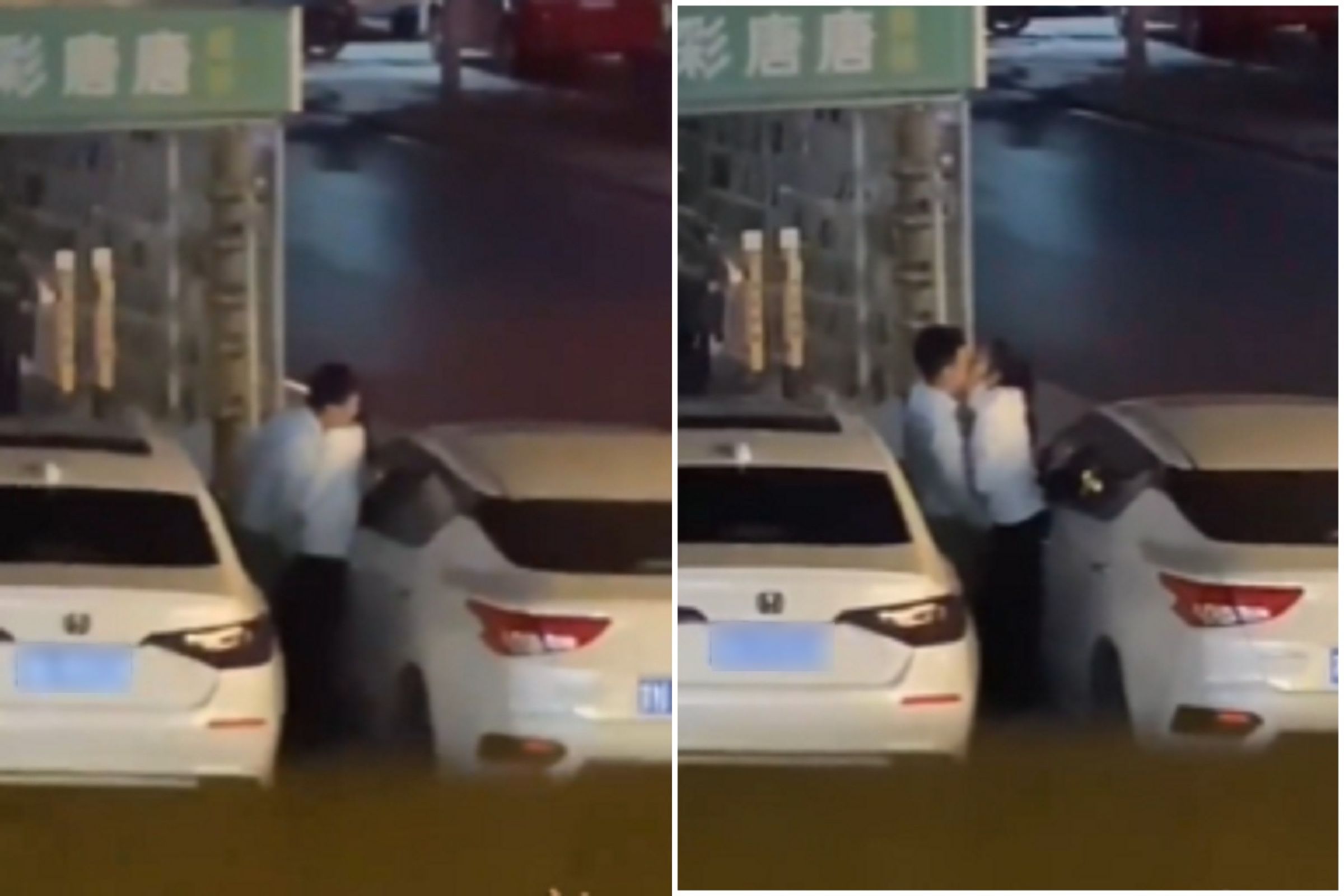 男女情欲衝腦野戰，鄉民即時解說比情侶還興奮。（翻自《黑料網》）