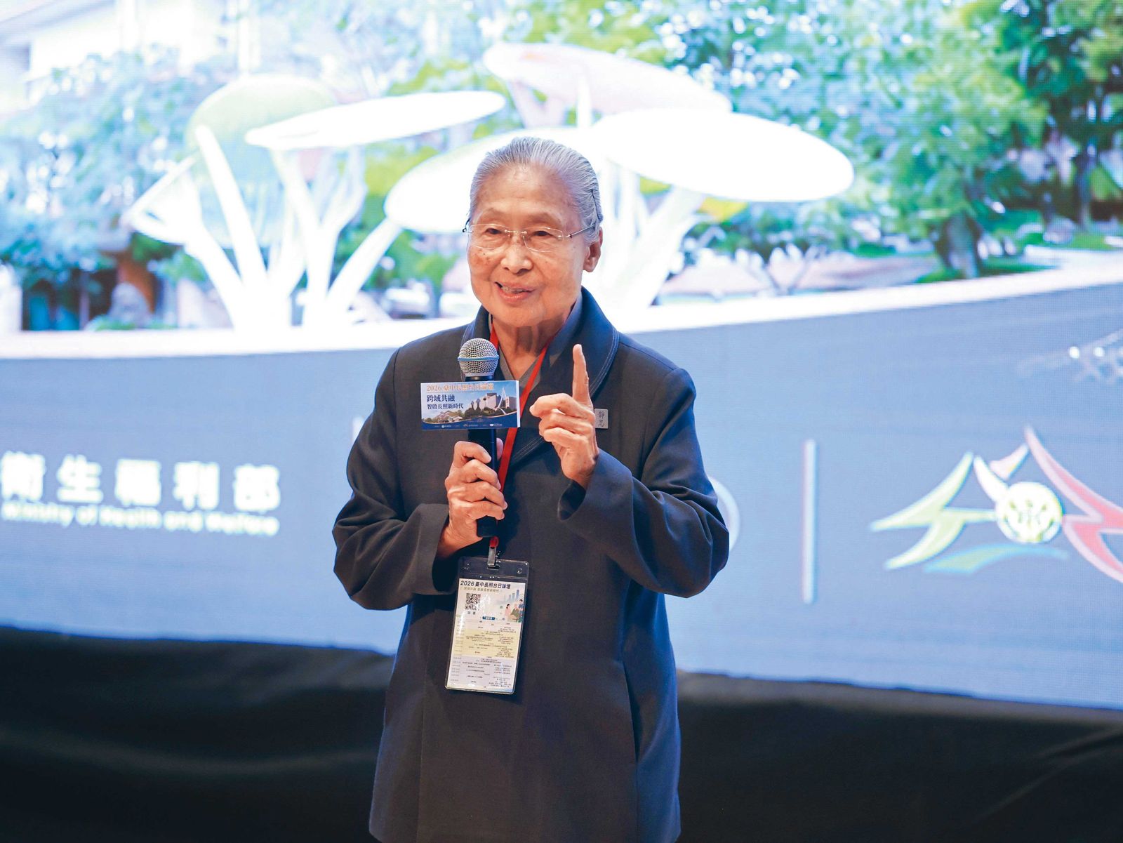 慈濟基金會副總執行長林碧玉（圖）與執行長顏博文，均是證嚴法師的得力助手。（攝慈濟新聞網，徐金生攝）