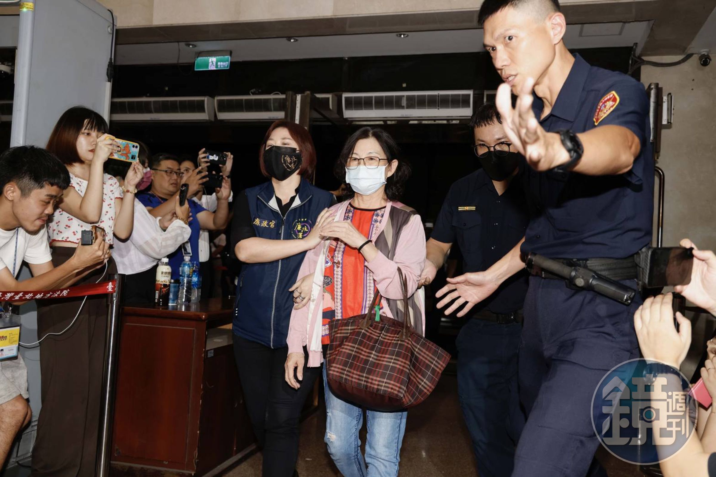 彭振聲妻子謝夏蕎去年曾以證人身分被傳喚說明。(本刊資料照)