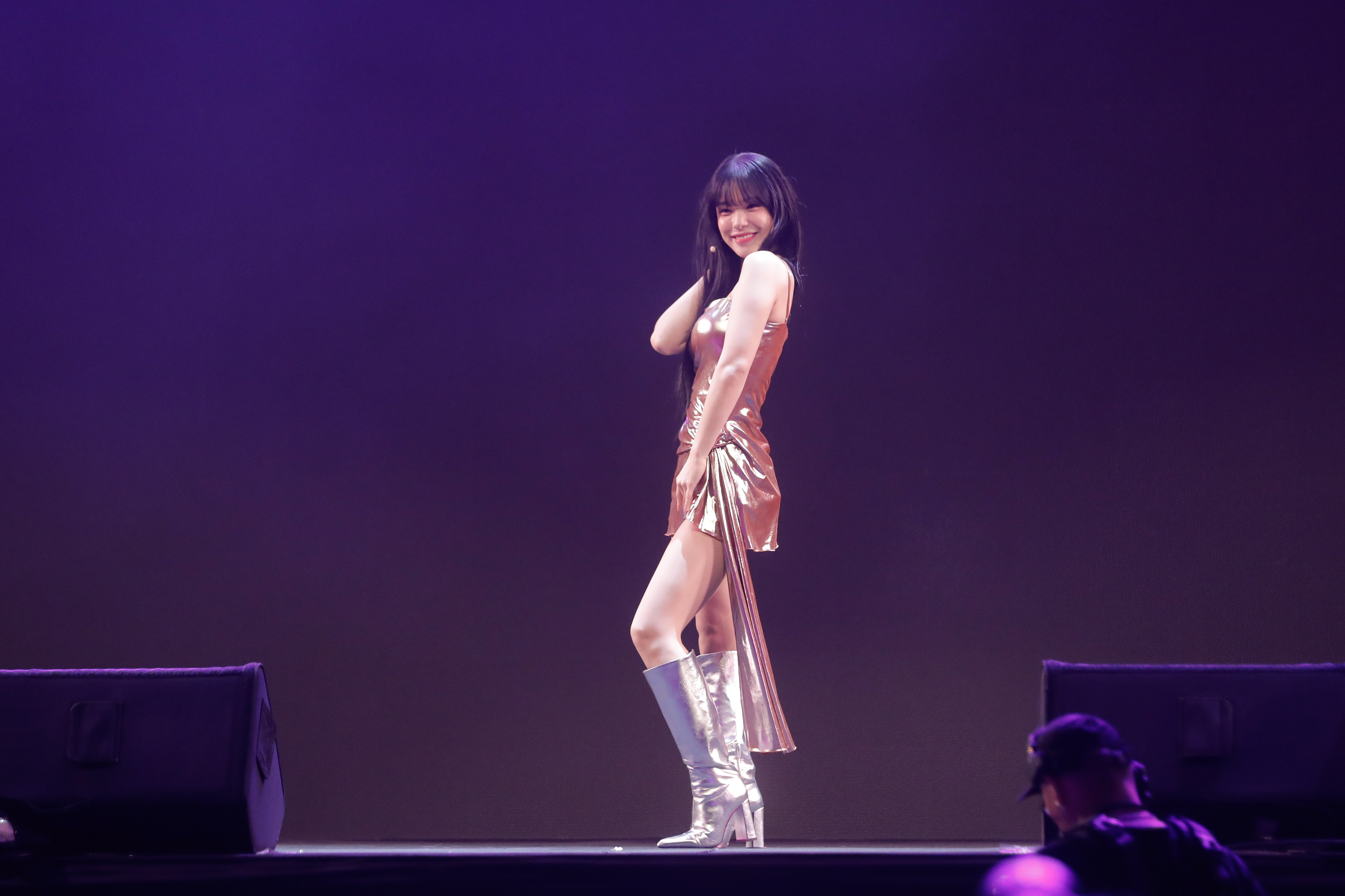 李多慧舉辦首次個人粉絲見面會，會前受訪大方談最近的心情。