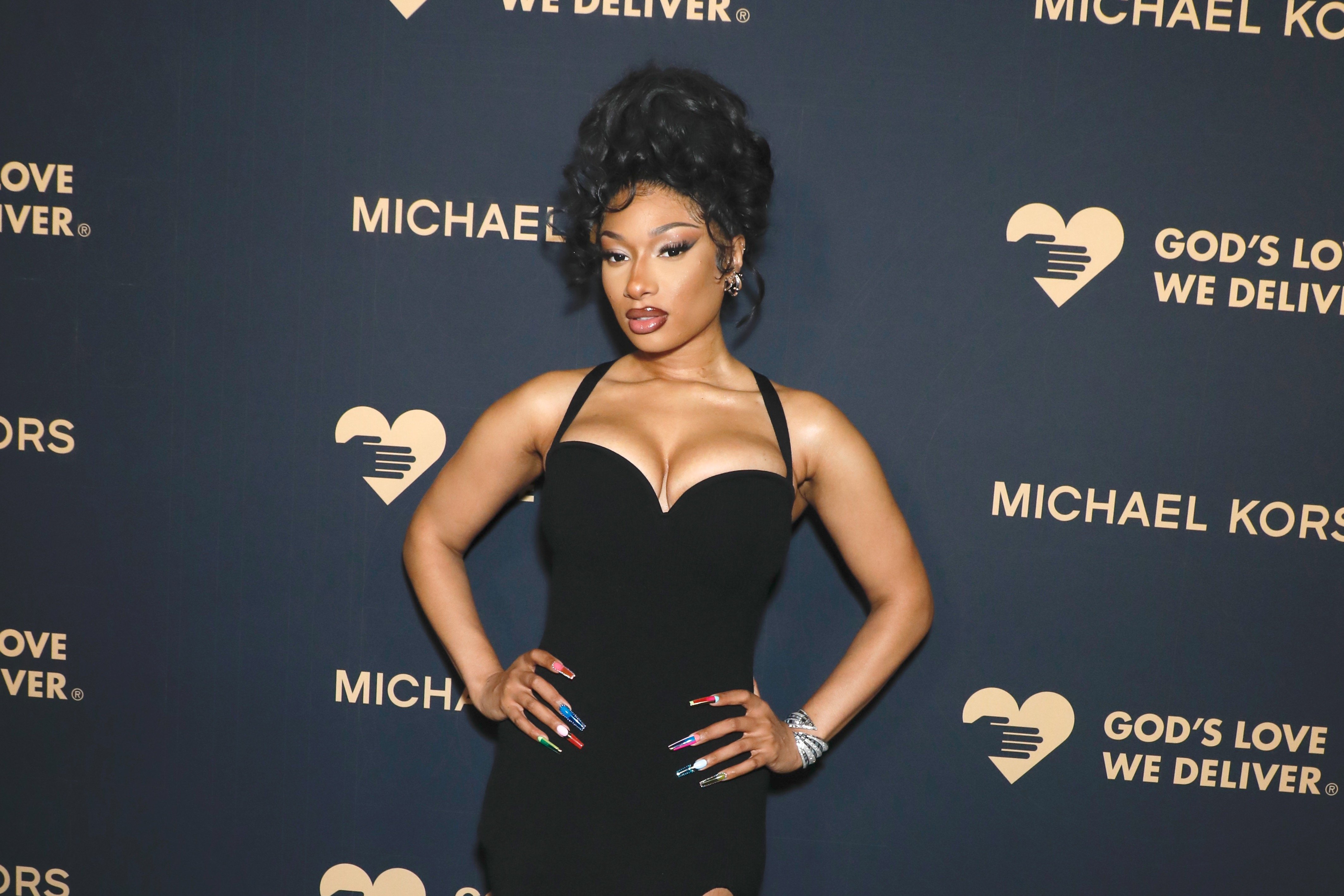 梅根尤物的歌詞跟造型，永遠都是火辣又性感。（東方IC）