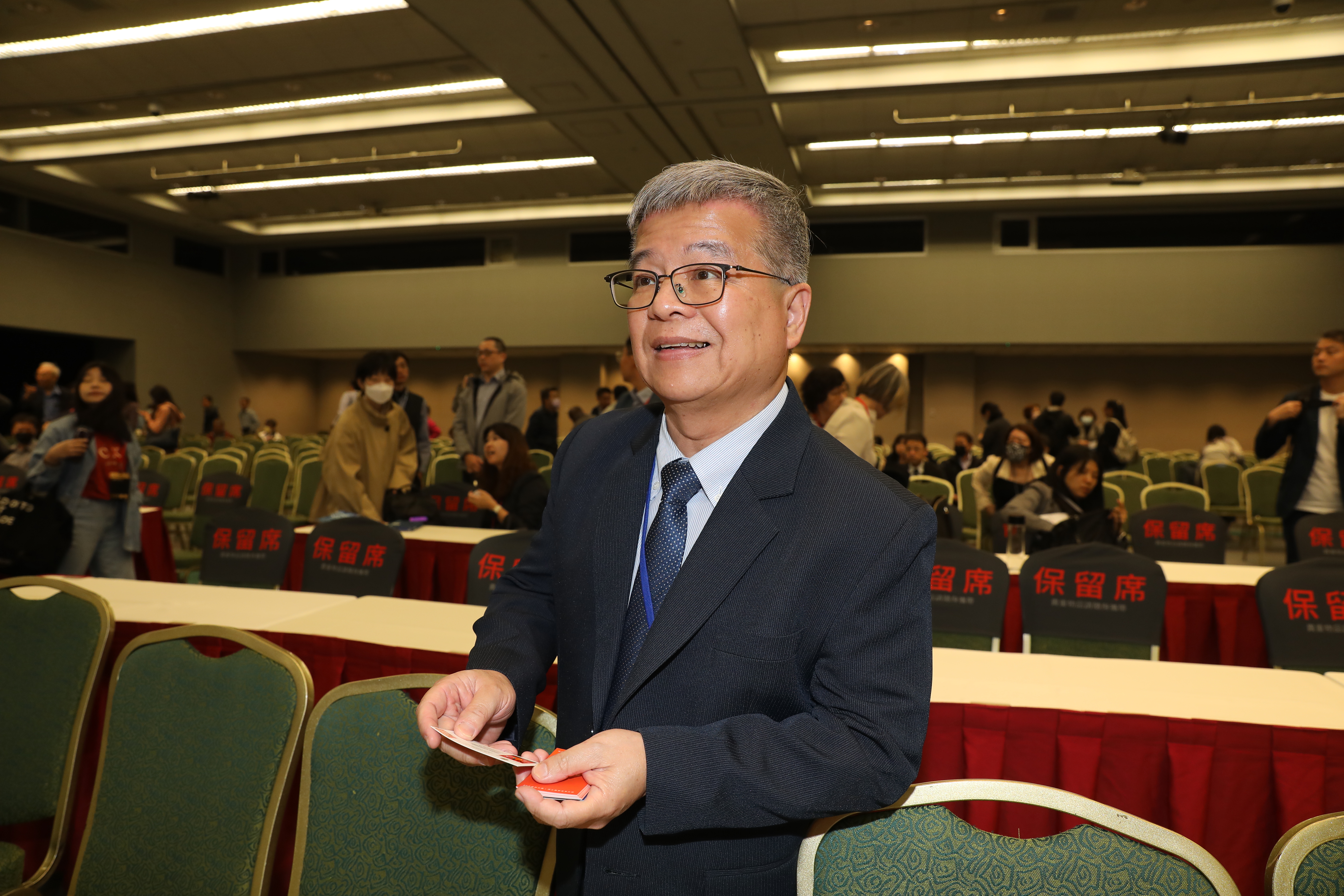 訊聯上半年外泌體業績飆1.8倍，子公司訊聯細胞智藥拚興櫃。圖為訊聯總經理康清原。