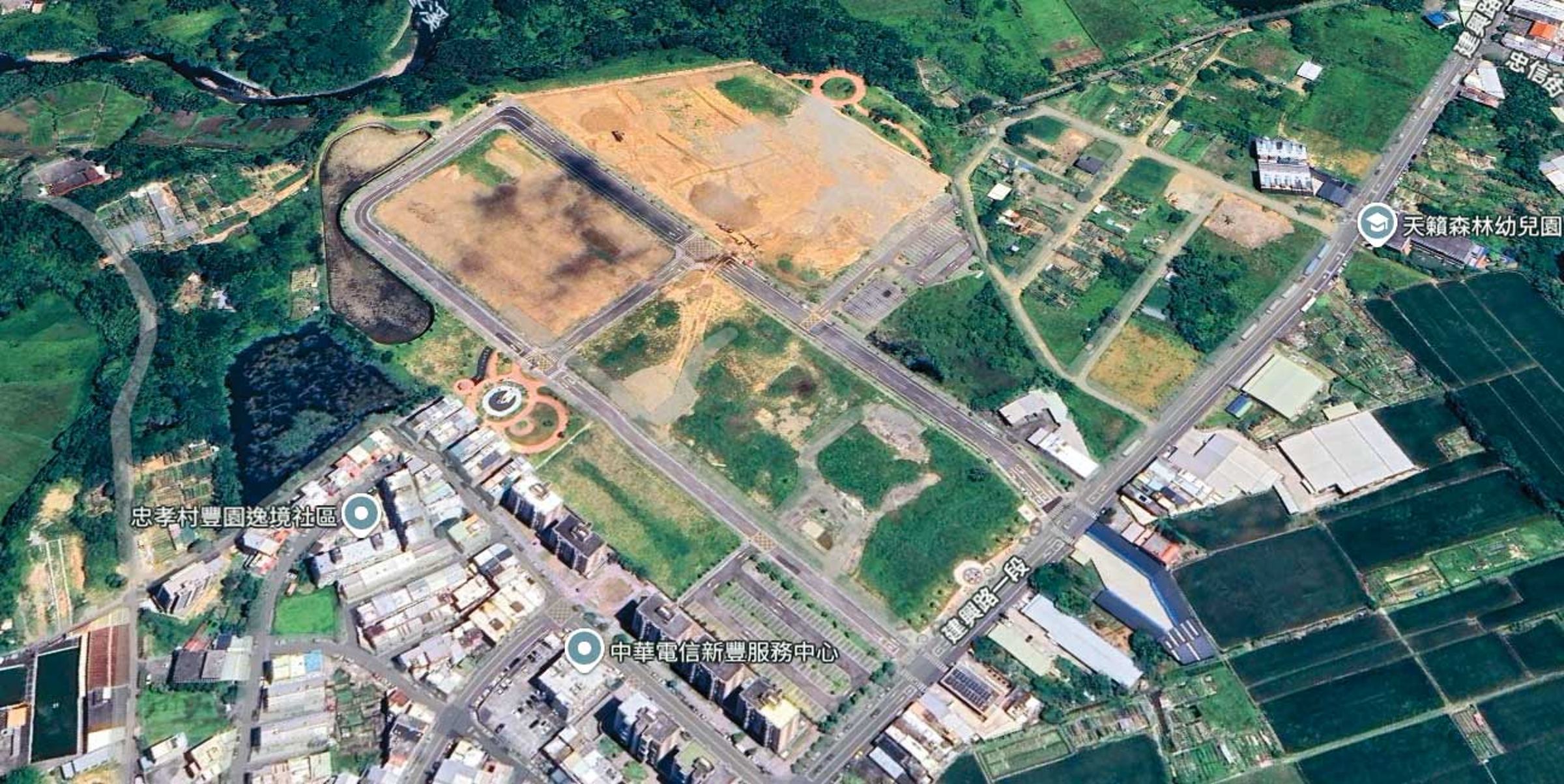爭取新竹縣長提名的陳見賢被指染黑，並涉「新豐光星自辦市地重劃區計畫修正案」圖利特定對象，陳辦祭出法律途徑強硬回擊。（翻攝Google Maps）
