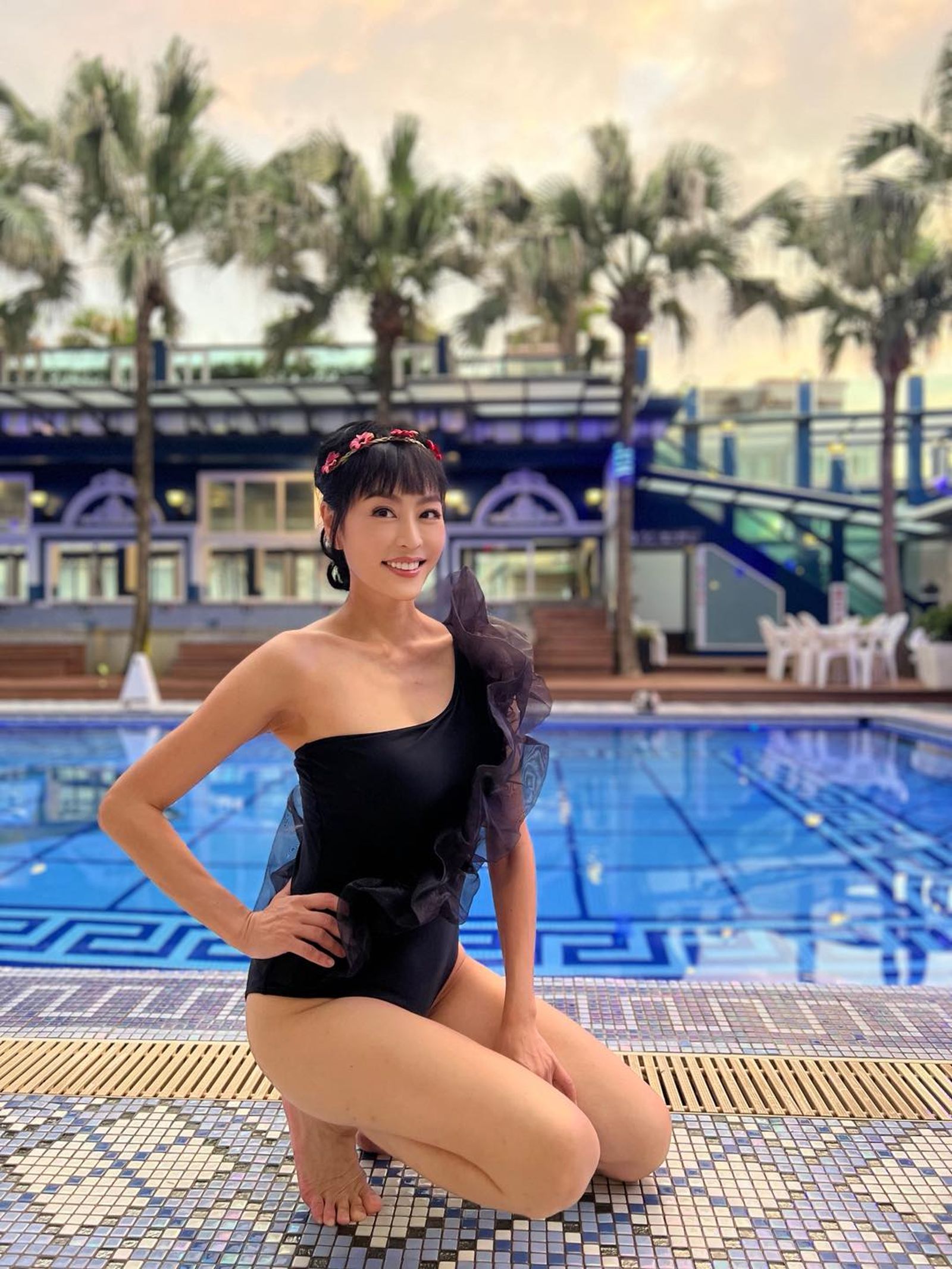 唐玲因胃癌切除胃部引發糖尿指數異常。（唐玲臉書）