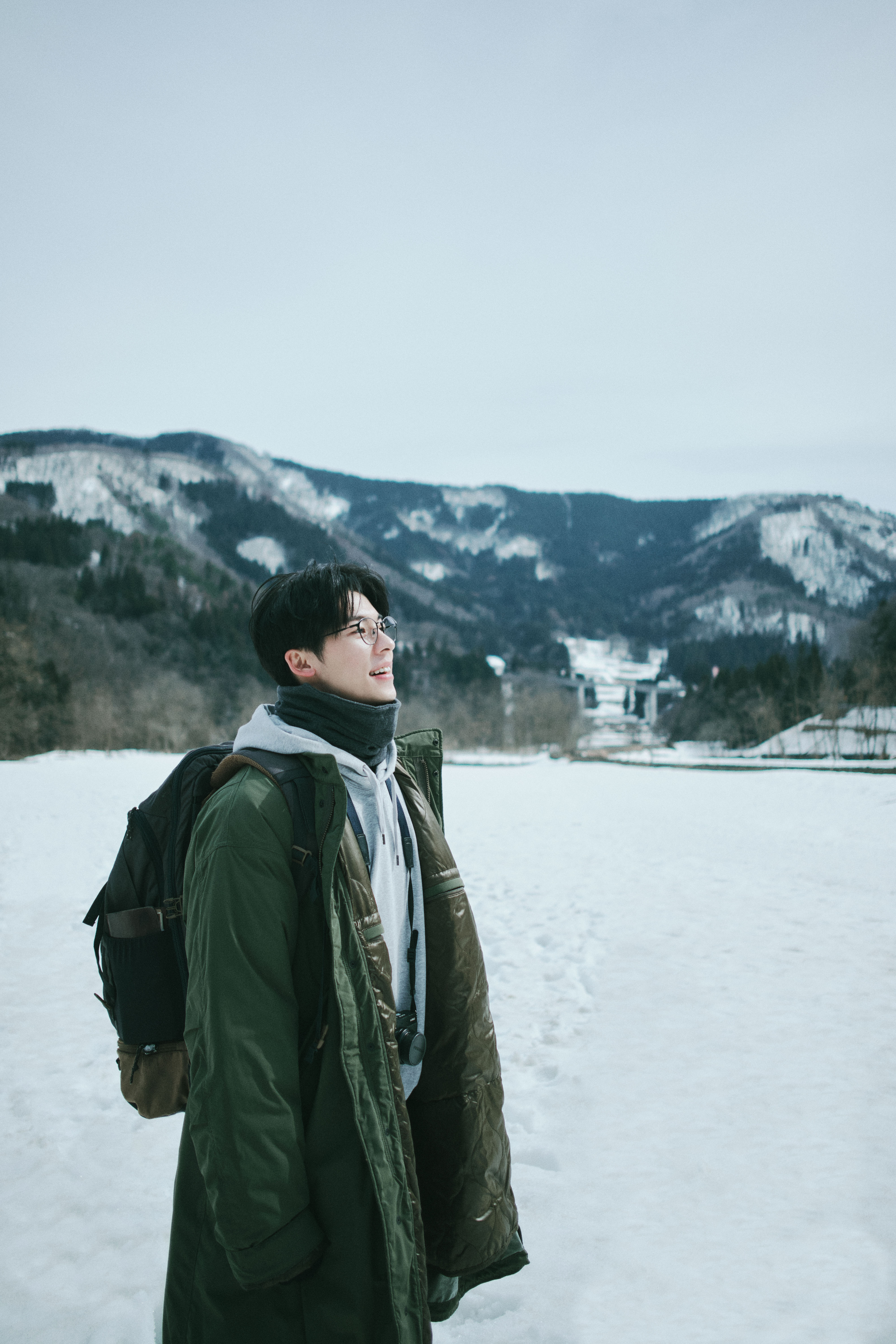 《青春18X2 通往有你的旅程》的雪景畫面令人驚艷,但拍攝起來卻也很辛苦。(翻滾吧男孩電影提供)