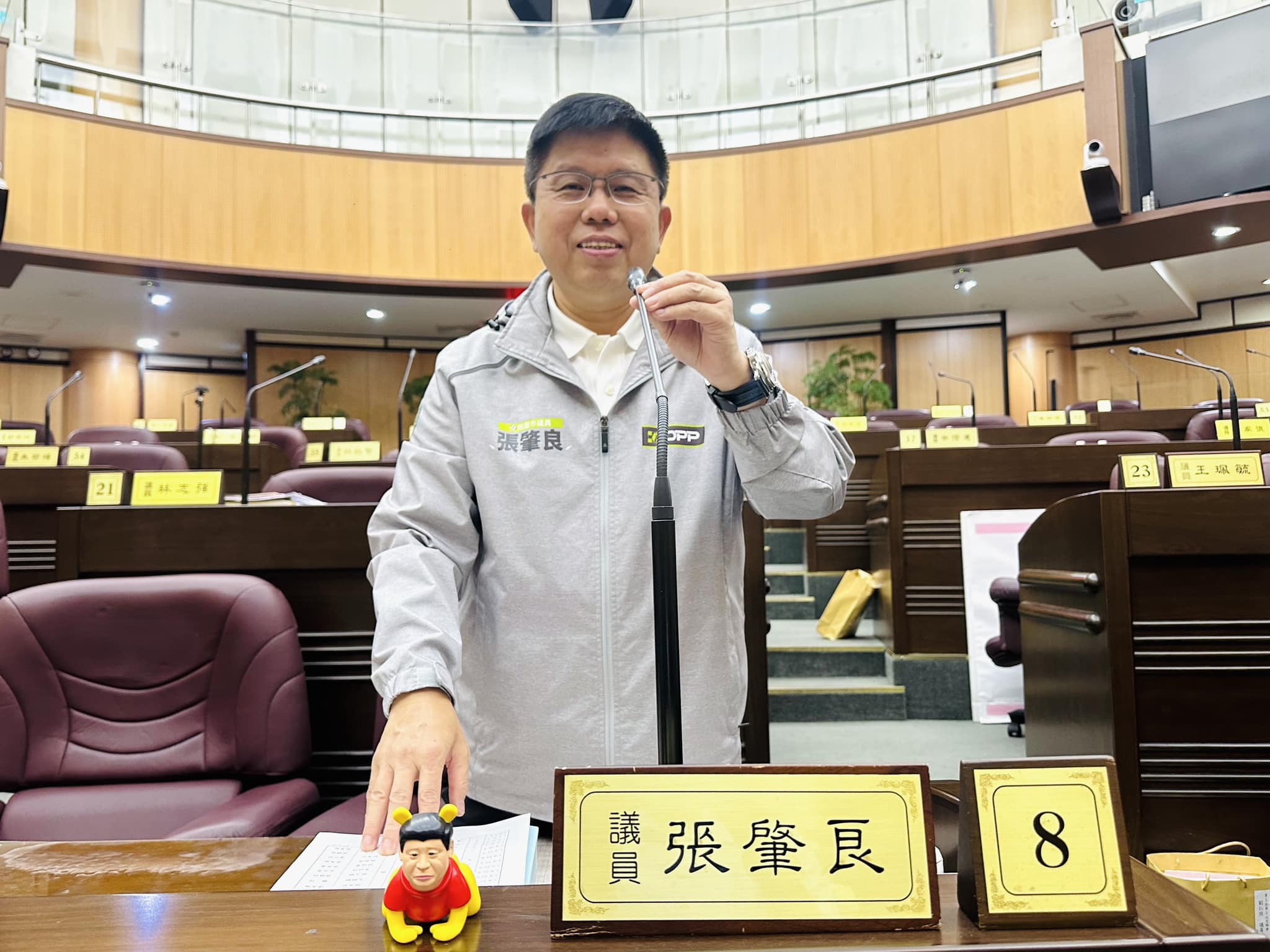 桃園市議員張肇良涉嫌貪污，遭檢方起訴求刑10年。（翻攝張肇良臉書）