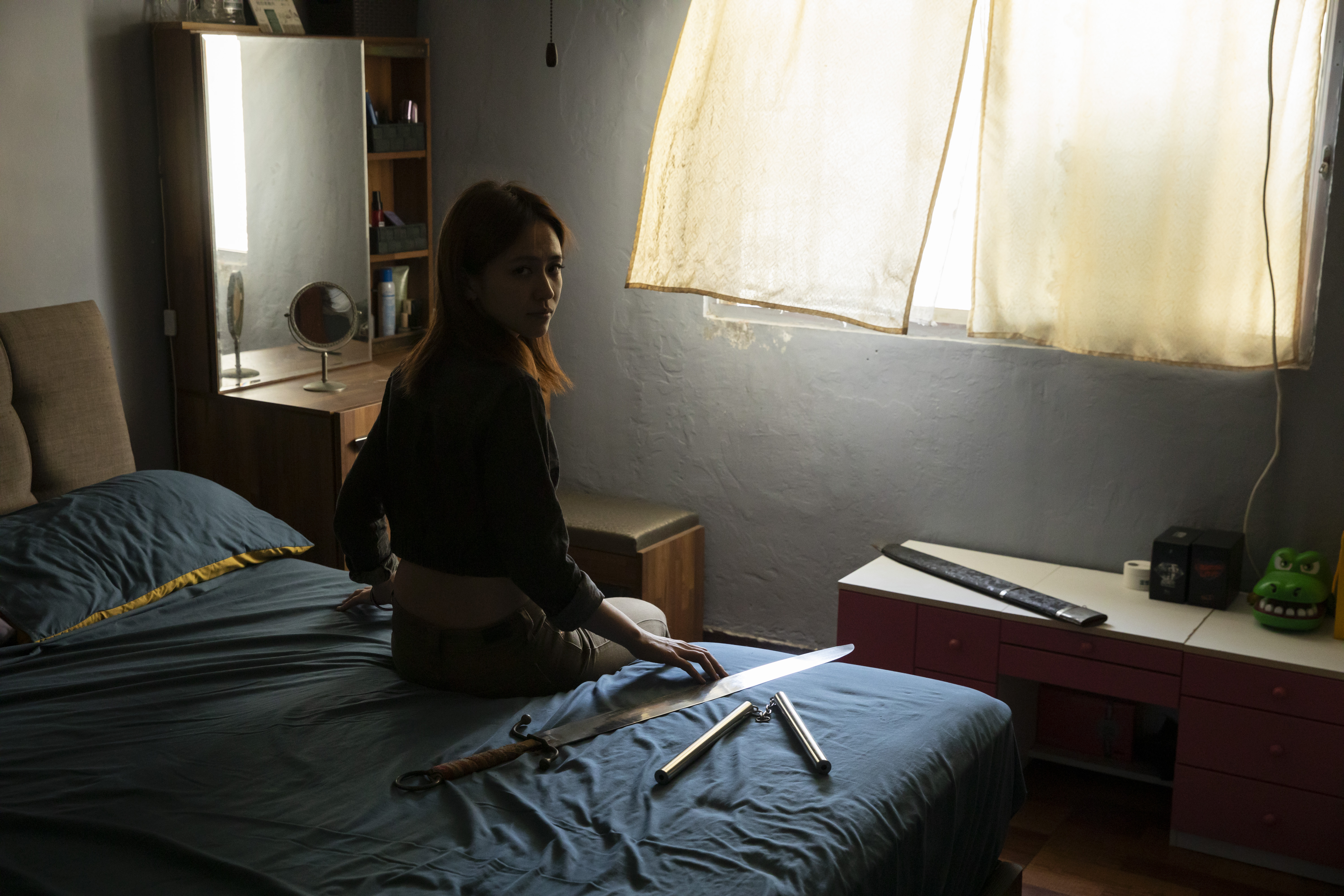 〈【鏡相人間】無法仰睡的人〉性侵案後王瀞韓與家人的20年這一系列報導獲得廣大迴響，王漢順也同時獲得肖像類優選。（王漢順攝）