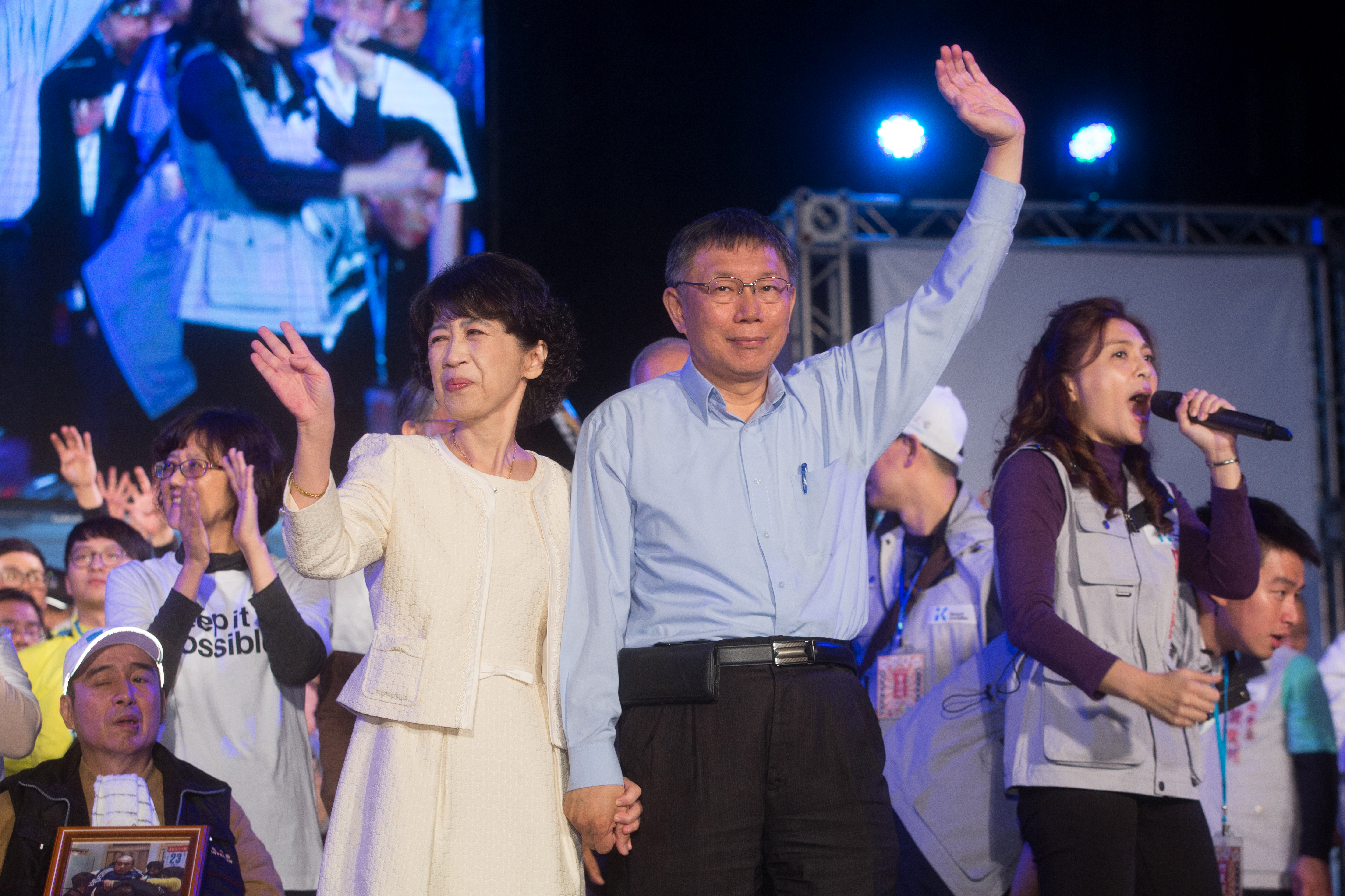 柯文哲的太太陳佩琪昨po文，批評國民黨就像是「恐怖情人」。（本刊資料照）