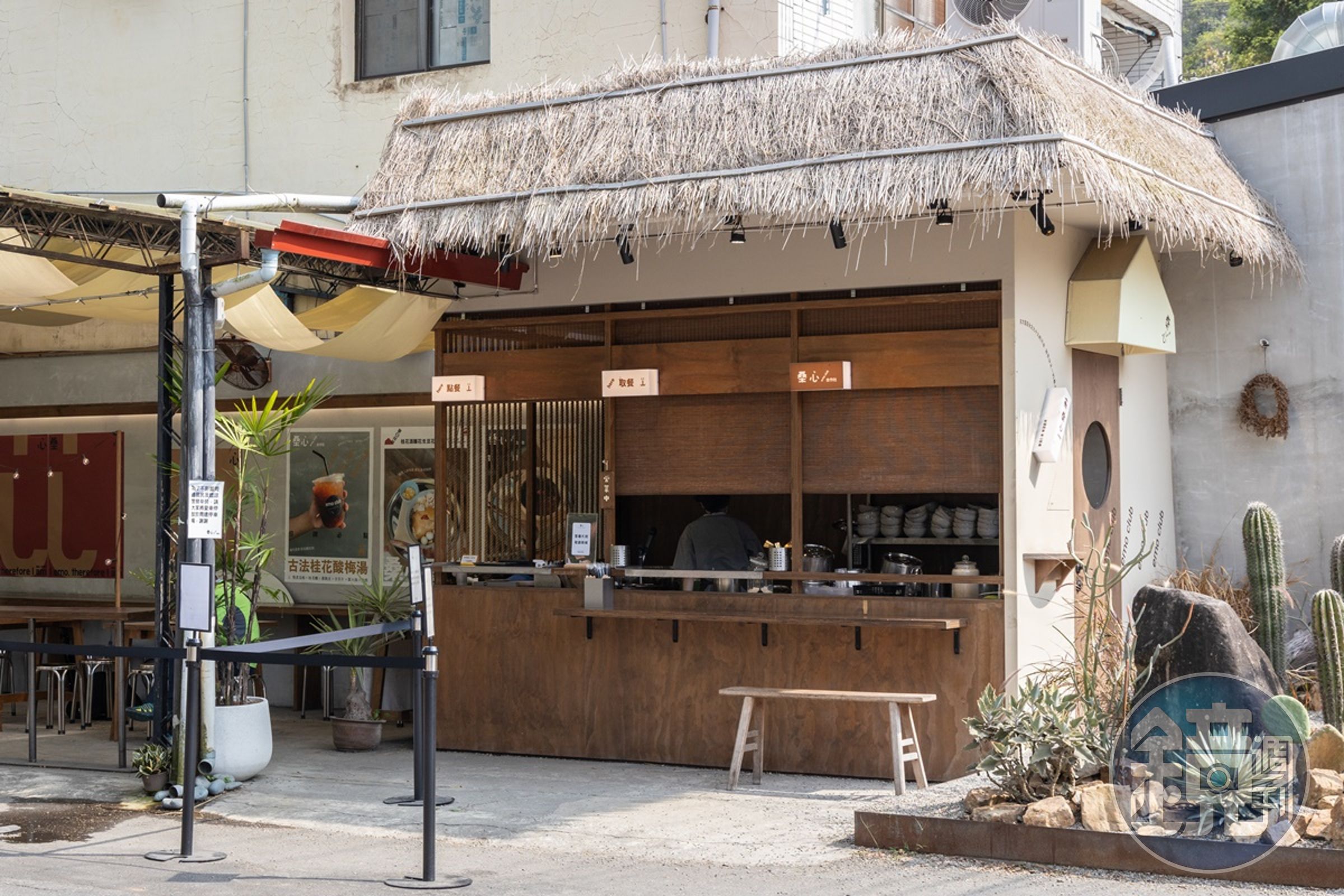 桑心合作社是當地小有名氣的網美豆花店。