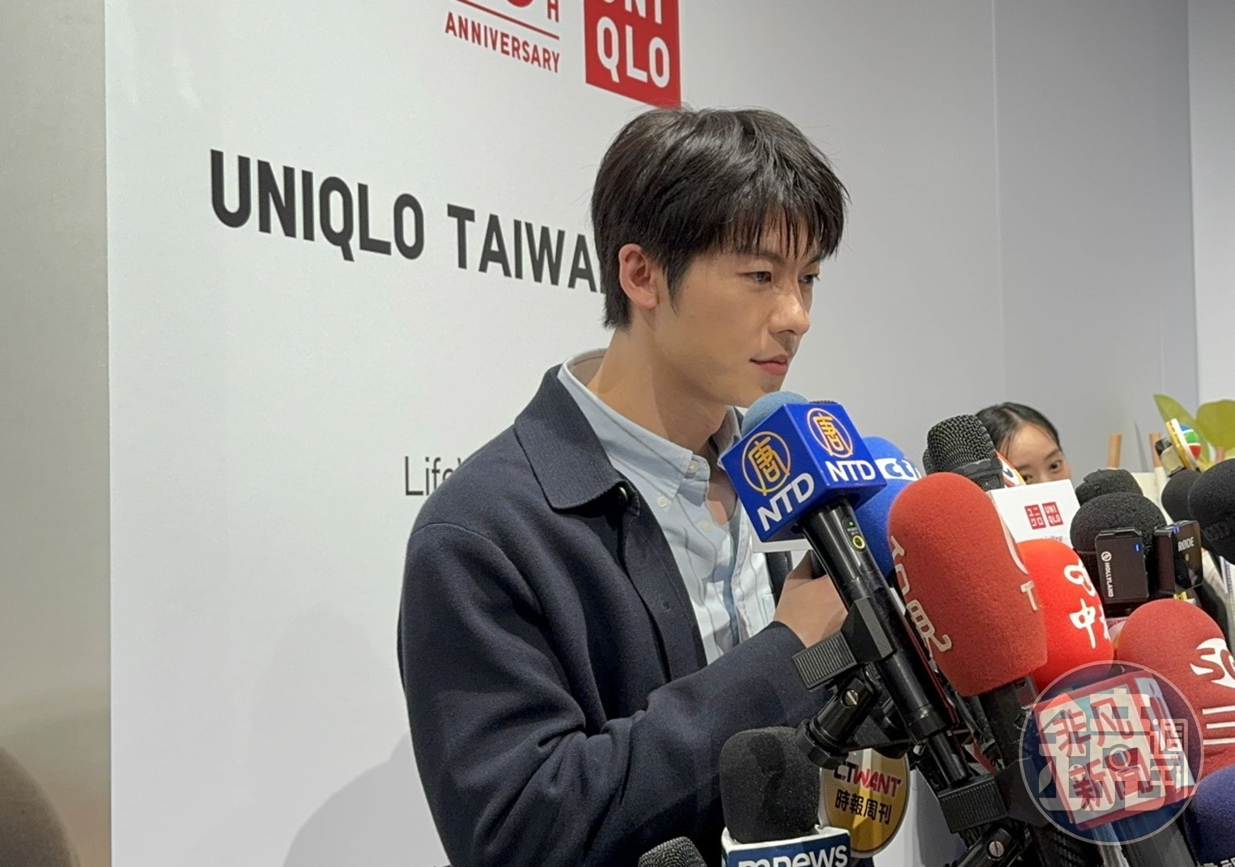 許光漢受訪時提到自己是為了接下來角色鍛鍊。