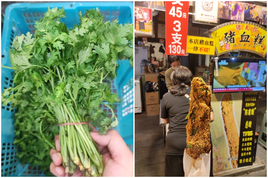 資深菜販廖炯程觀察,上週香菜價格一度喊到一斤400元,農拍賣甚至出現每公斤1,000元天價。(翻攝自廖炯程臉書)