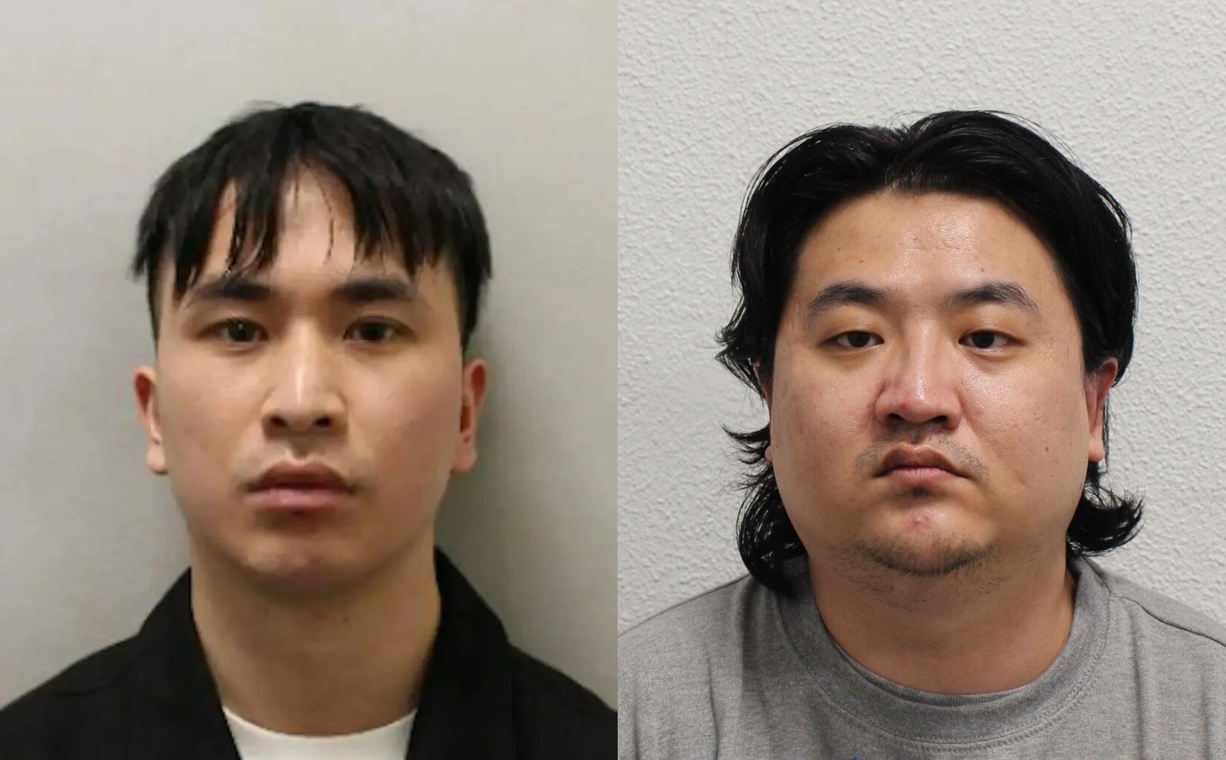 徐超(右)的手法與先前的中國富二代淫魔鄒鎮豪(左)相似。(翻攝自倫敦警局)