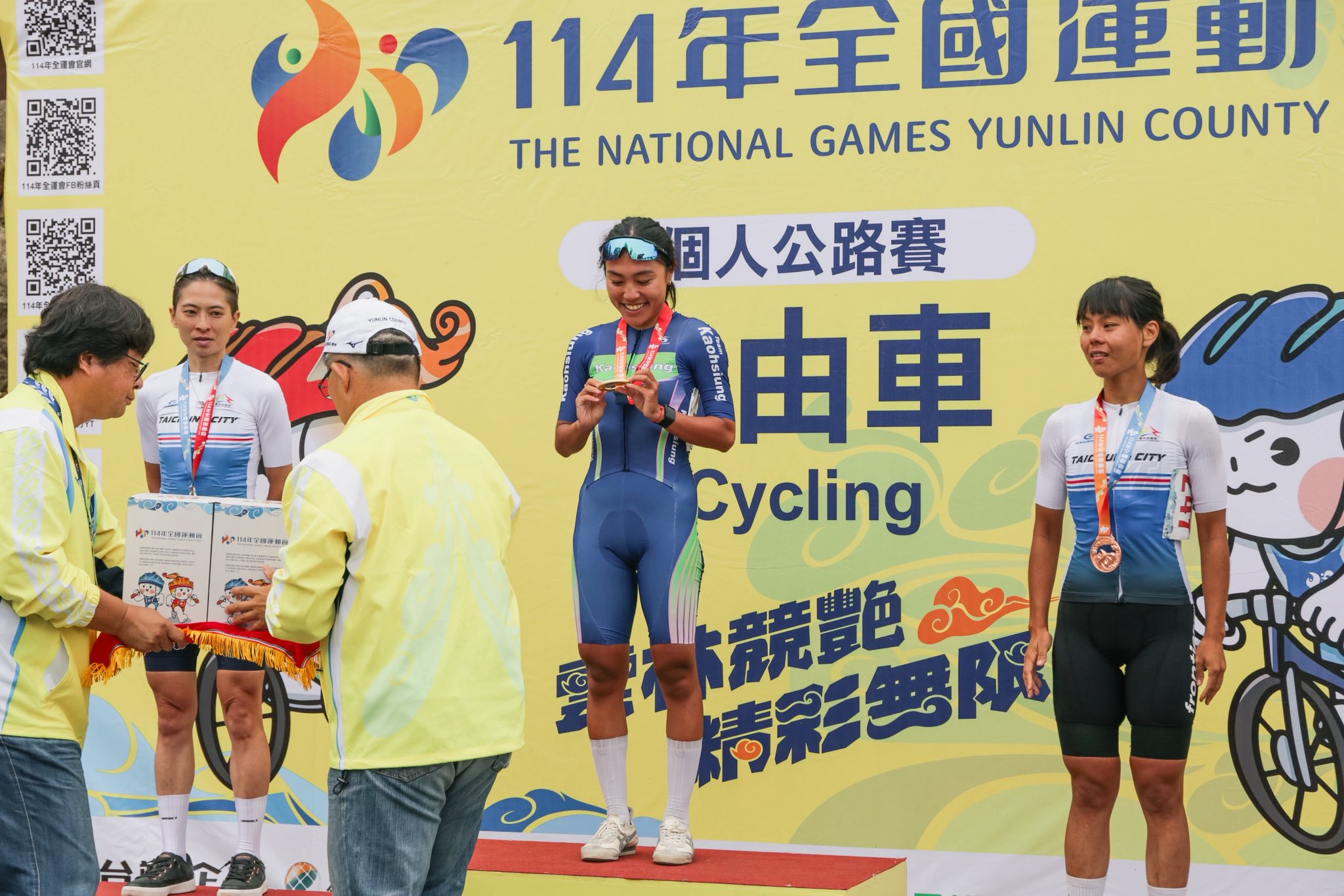 全運會公路賽冠軍邱聖芯近日發文指控，她的10萬元教練獎金竟被擅自瓜分給毫無交集的教練。（翻攝自邱聖芯臉書）