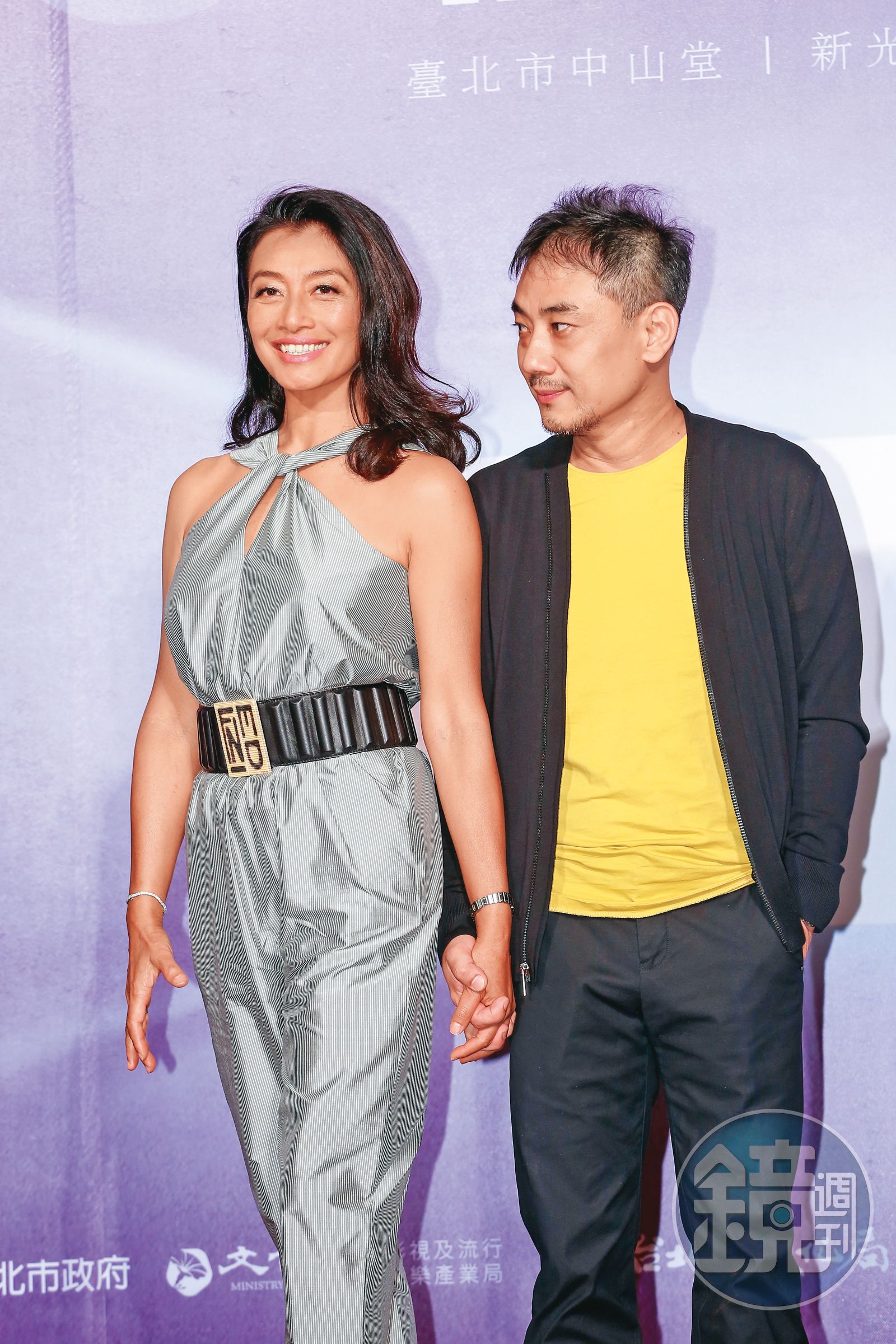 蕭雅全（右）執導的第三部長片《范保德》在台北電影節風光拿下3項大獎。左為王秀峰