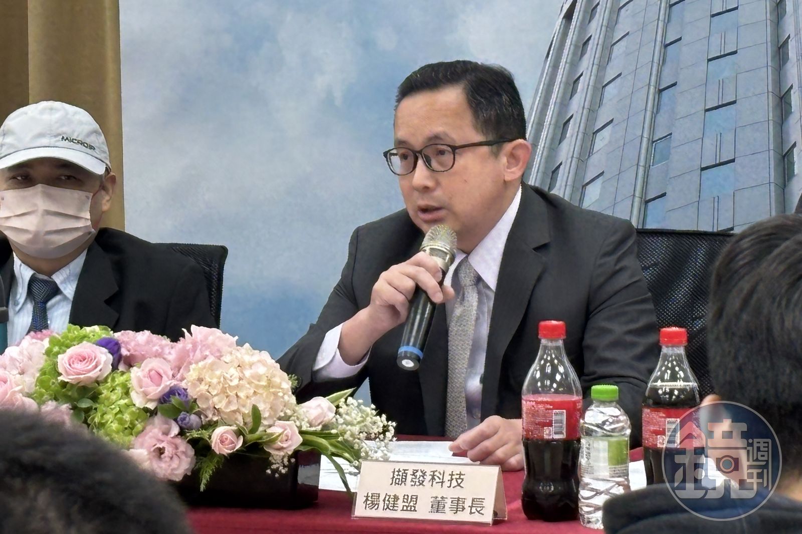 擷發科技董事長楊健盟。