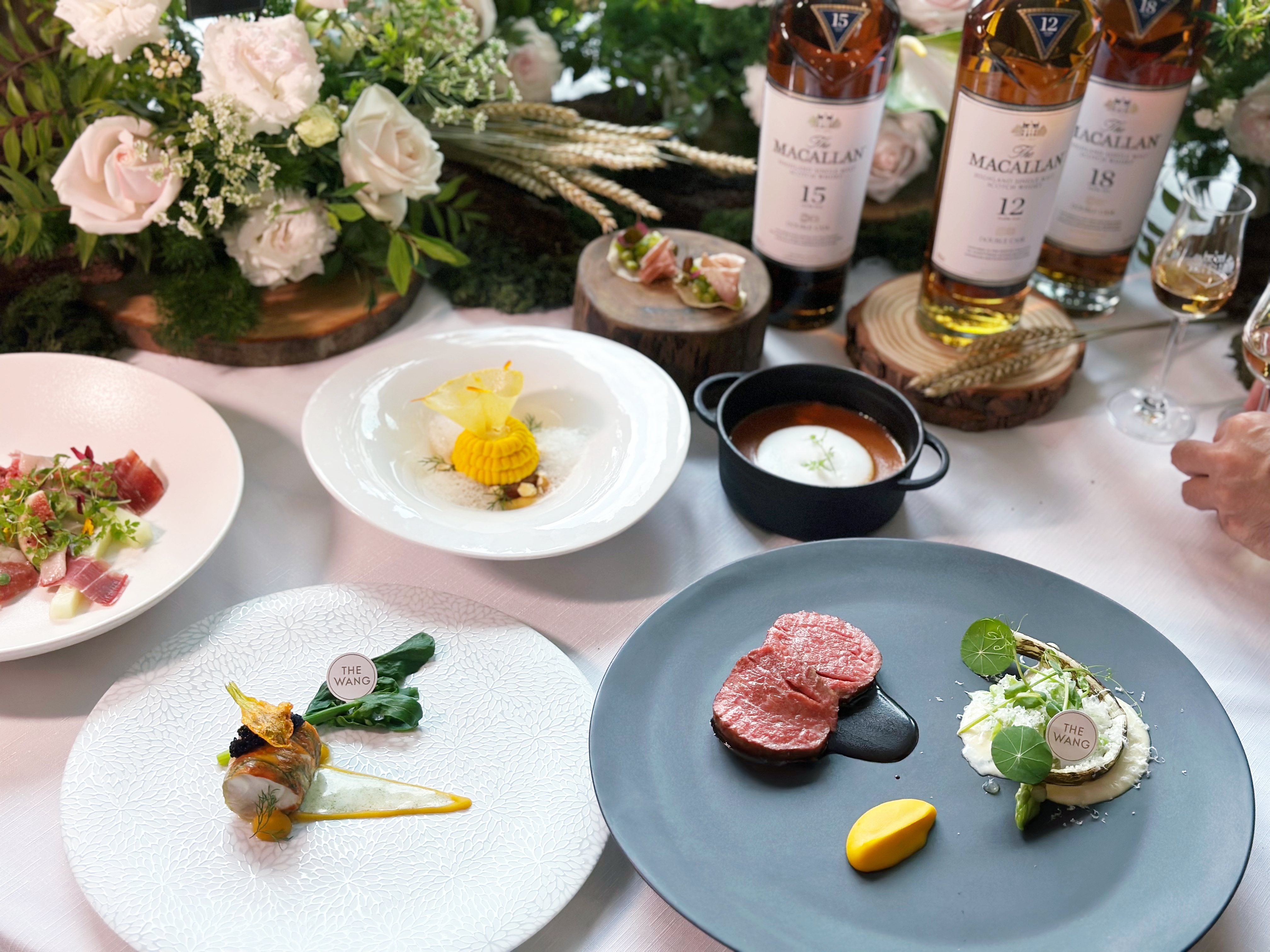 THE WANG攜手麥卡倫威士忌及2023年亞洲50最佳酒吧Vender共同推出「THE WANG聯名麥卡倫套餐」。