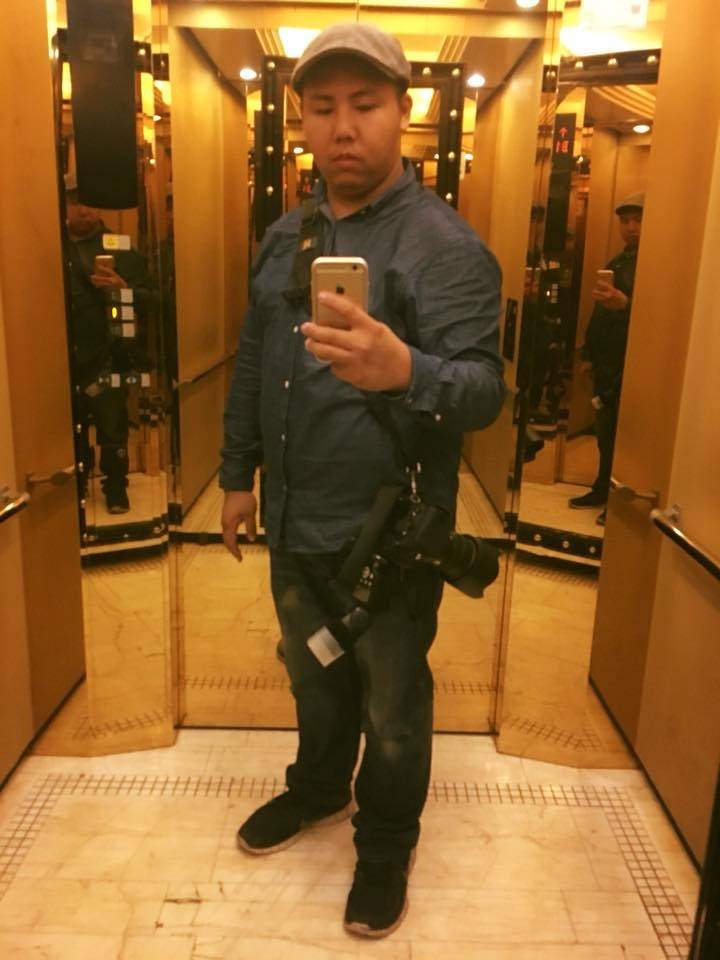 李彥儒過去當攝影師，三餐不正常，曾胖到110公斤。（李彥儒提供）
