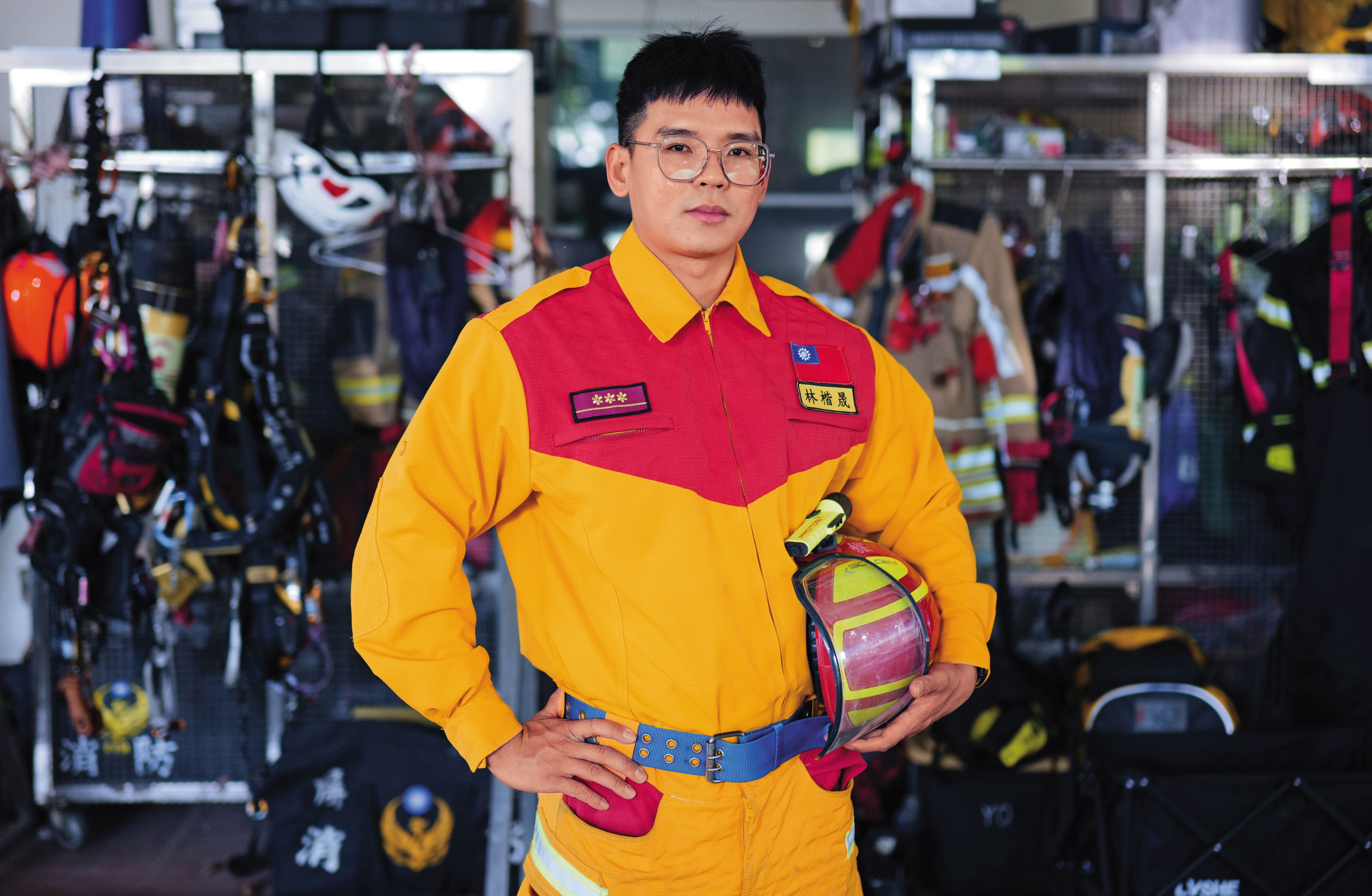 屏東特搜隊員林楷晟表示，馬太鞍溢流是台灣少見的泥濘救援。