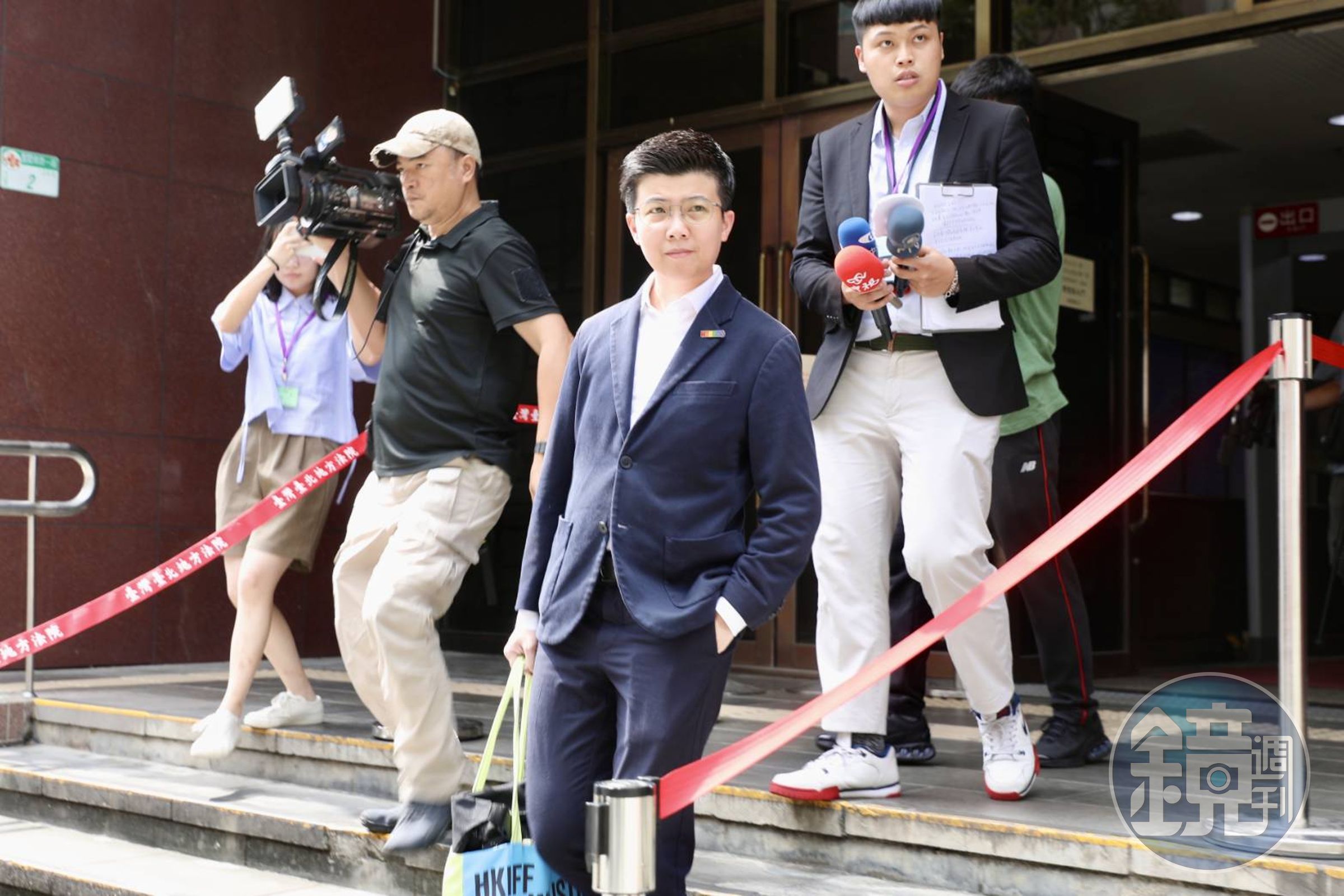 苗博雅抨擊開庭前遭民眾黨汙衊。