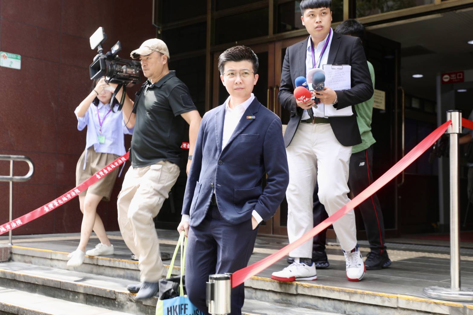 苗博雅抨擊開庭前遭民眾黨汙衊。