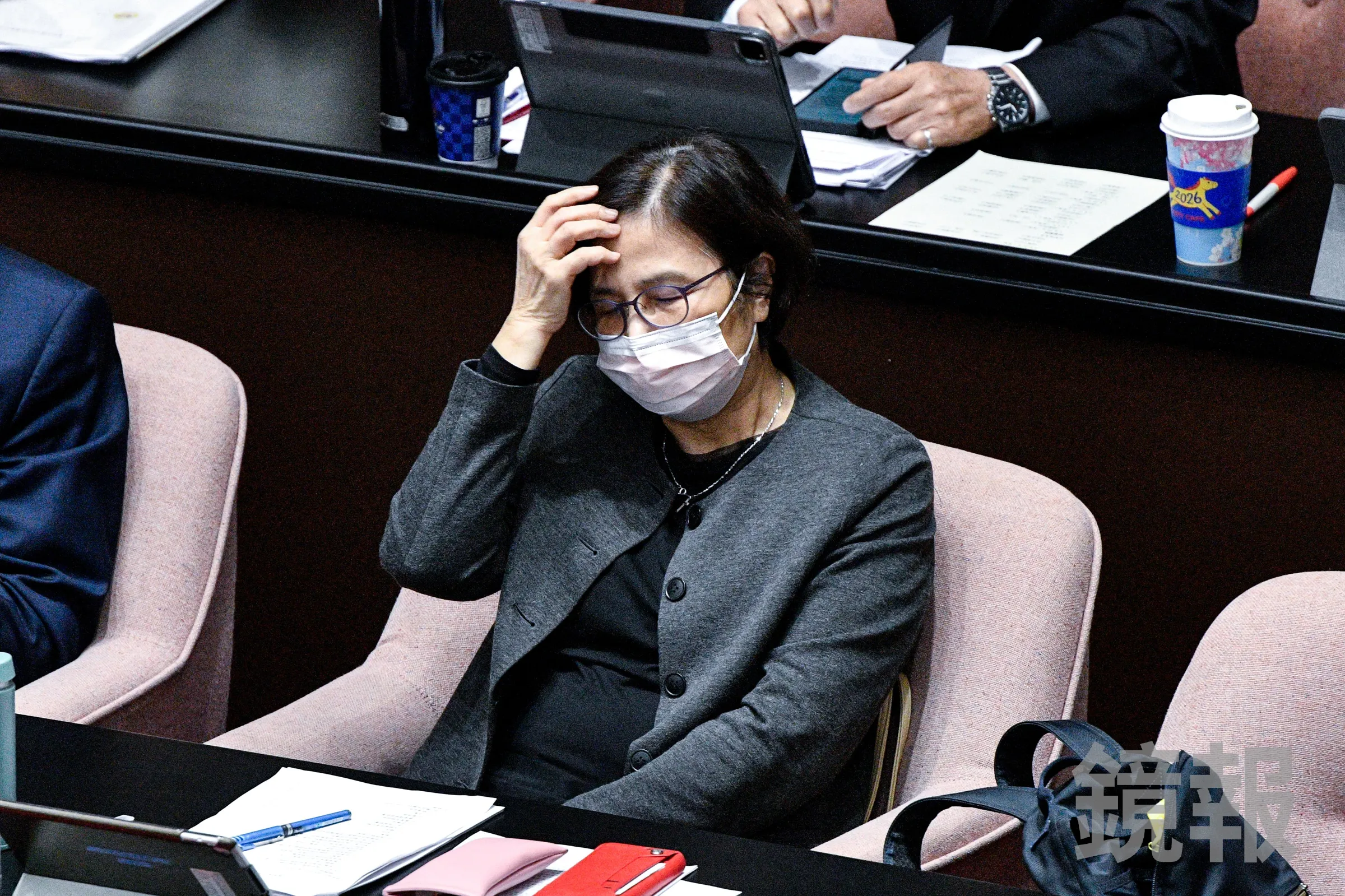 行政院調查結果出爐，認定2項霸凌行為成立，楊珍妮今晚發布5點聲明，強調事實不明、調查欠缺正當程序。（鏡報李智為攝）