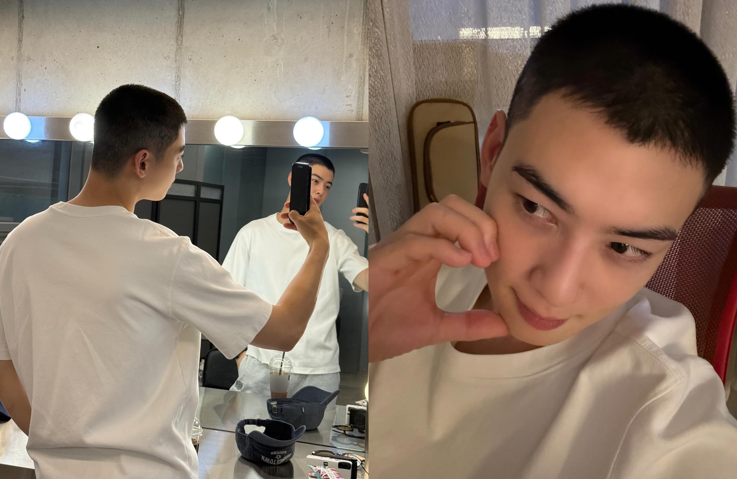 車銀優今（28日）高唱從軍樂，昨晚開直播向粉絲報備。（翻攝車銀優INS）