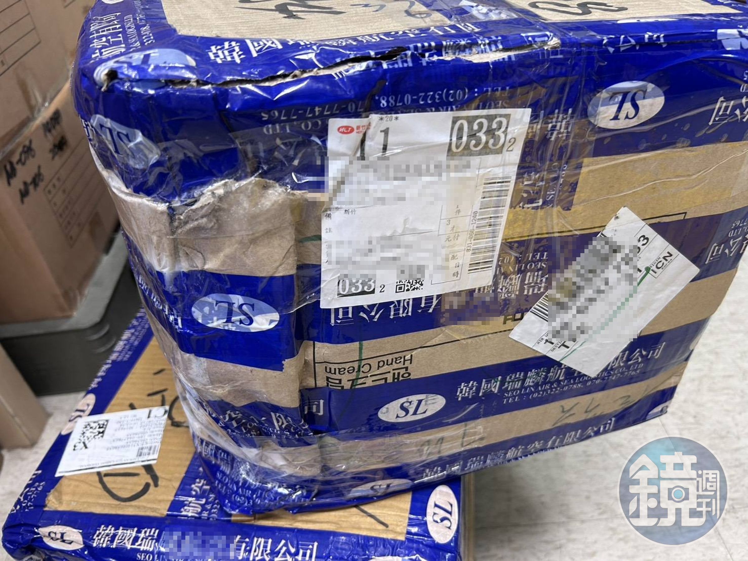 韓商達爾網路技術有限公司為省成本，採集運方式進口。（讀者提供）