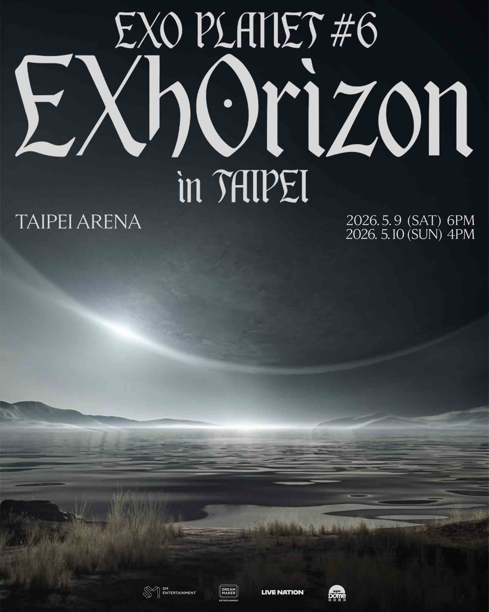EXO《EXO PLANET #6 - EXhOrizon》台北場將重返台北小巨蛋開唱。（Live Nation提供）