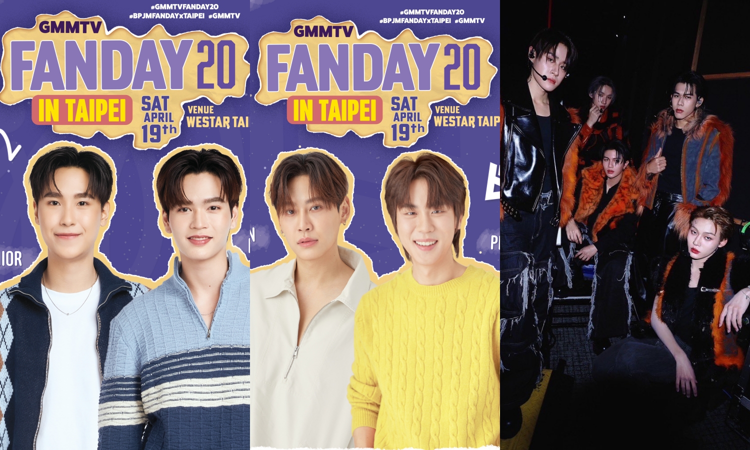 Junior（躺腿者）與Mark在《男神俱樂部》二度合作。（翻攝男神俱樂部X）