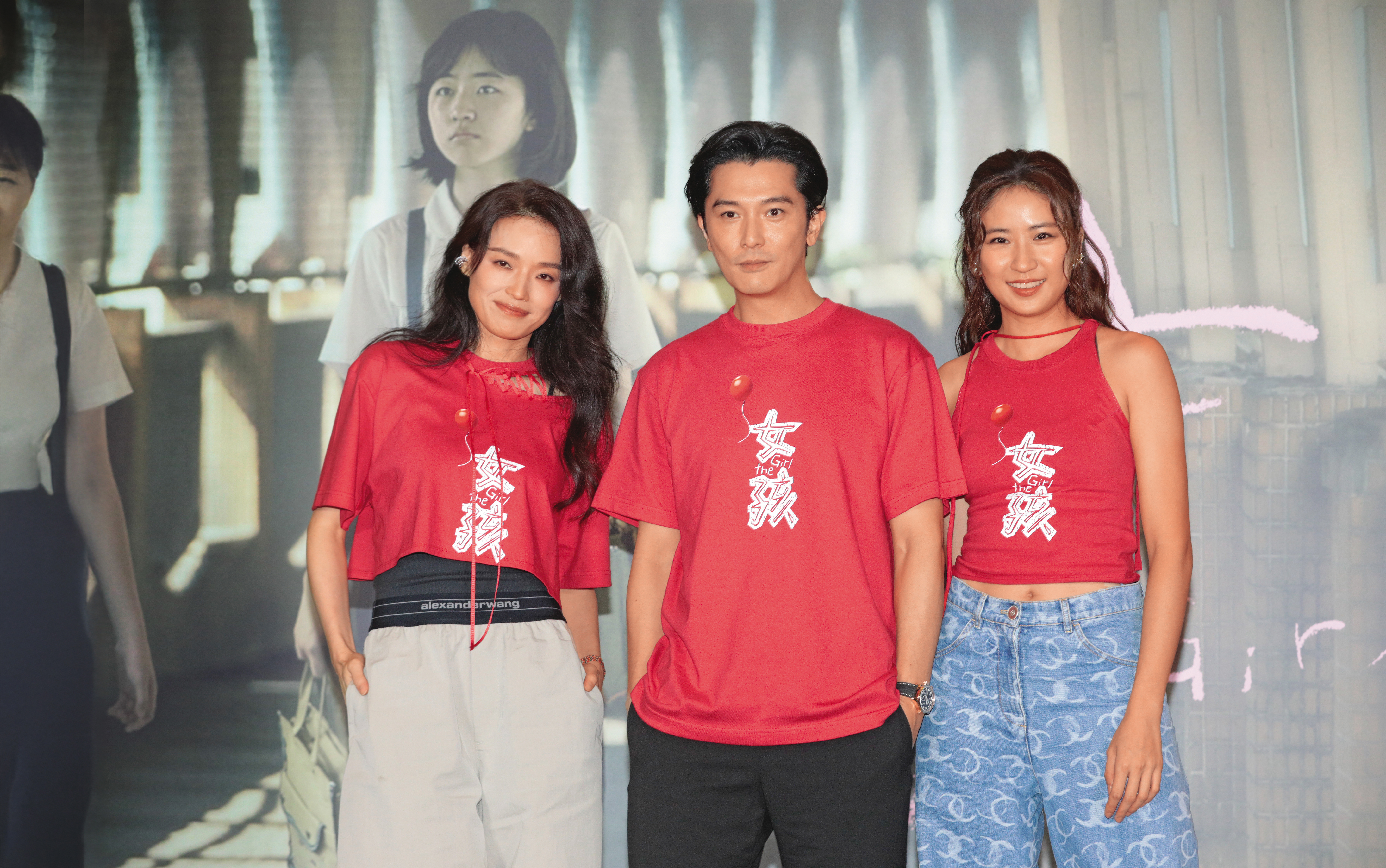 舒淇(左起)邀請邱澤在自己執導的《女孩》中飾演酗酒家暴的父親,並與9m88演夫妻,暴力演出很嚇人。