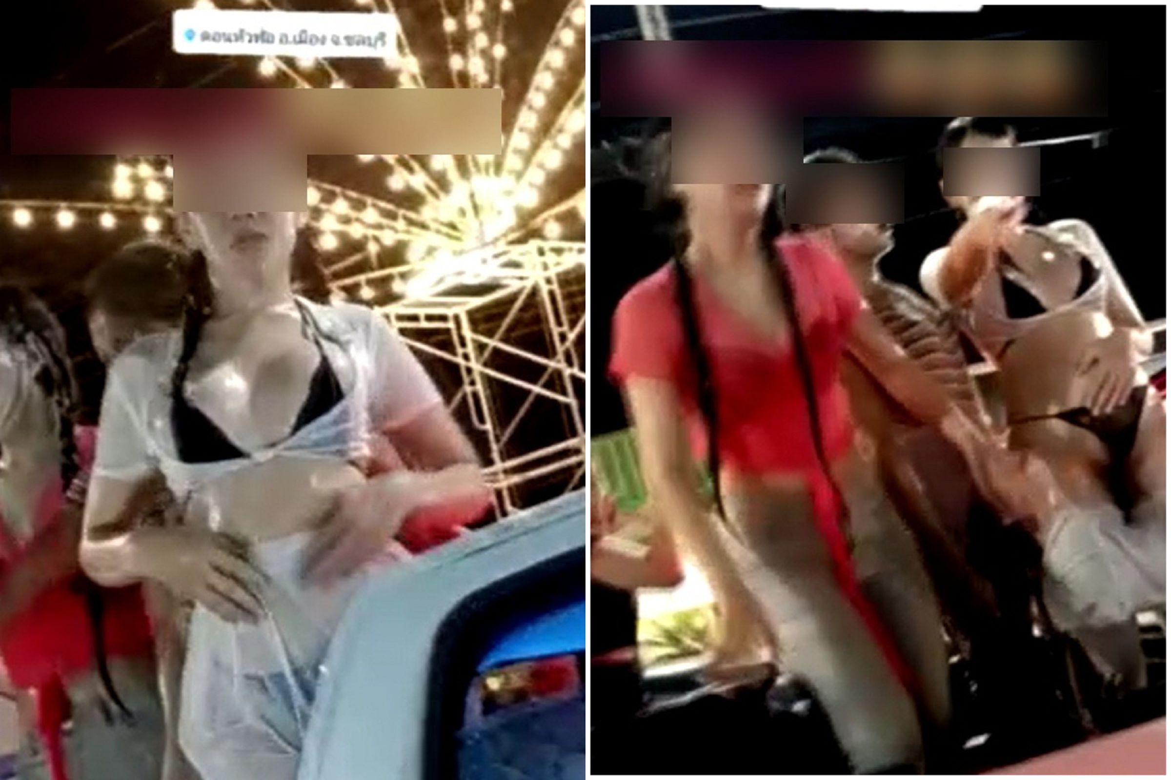 潑水節妹子濕身「奶奶炸裂」脫衣炫耀下體惹議，警：沒問題啊！（翻自《Sanook》）
