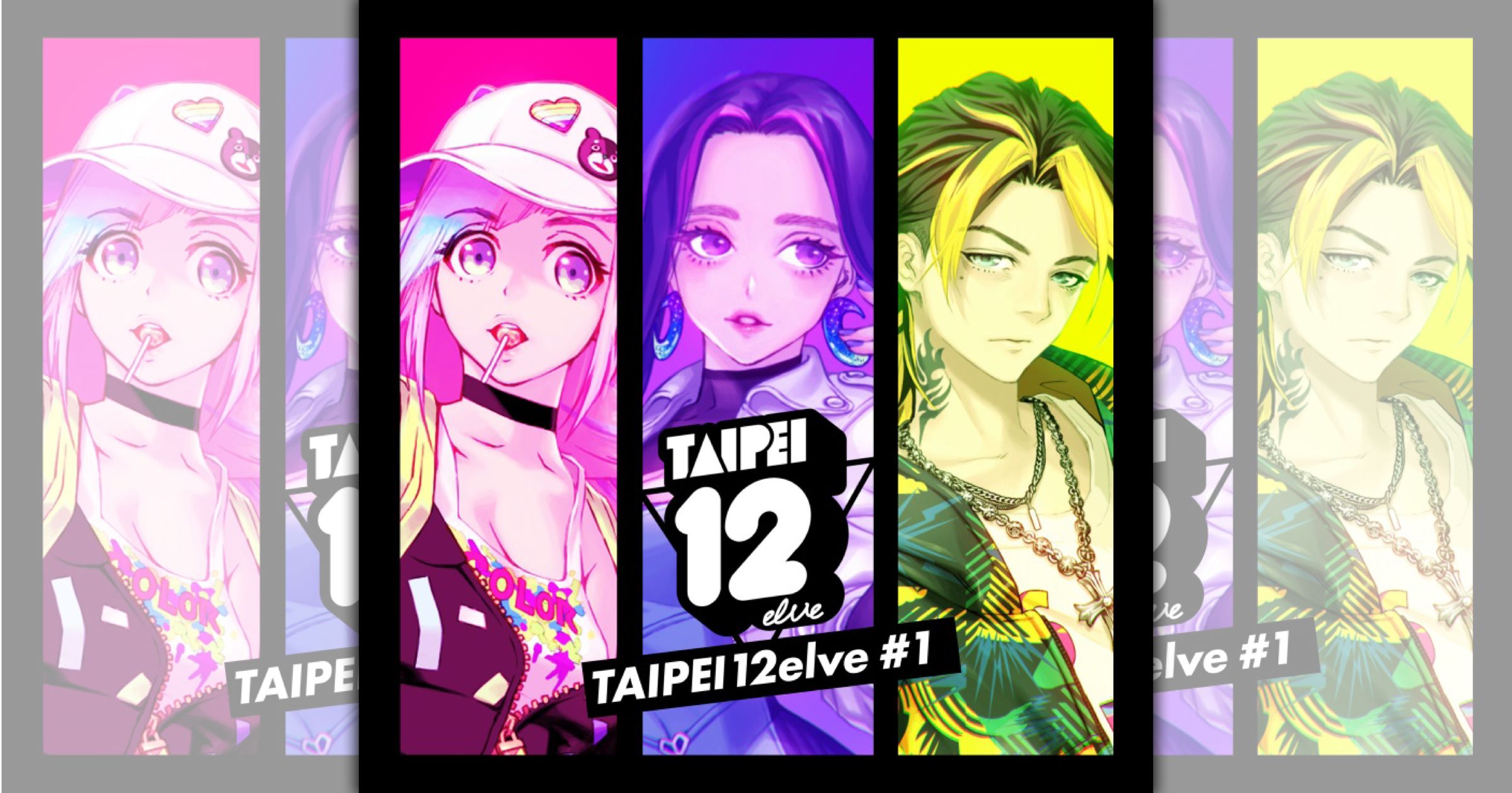 AR Vidol音樂養成手機遊戲《TAIPEI12elve》事前預約開跑。(So-net提供)