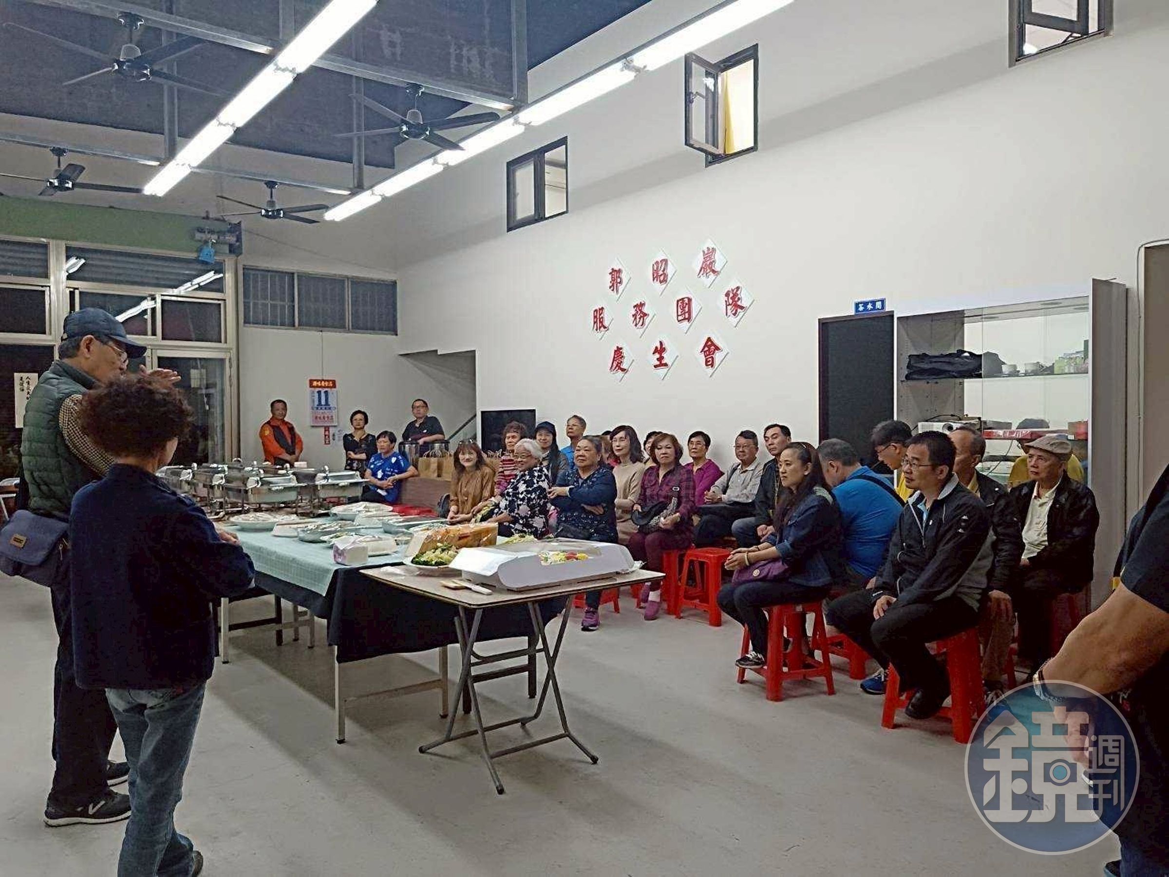北市國民黨議員郭昭巖遭控北市義交大隊長曾用公款替郭舉辦慶生會，郭否認是幫她慶生。（讀者提供）