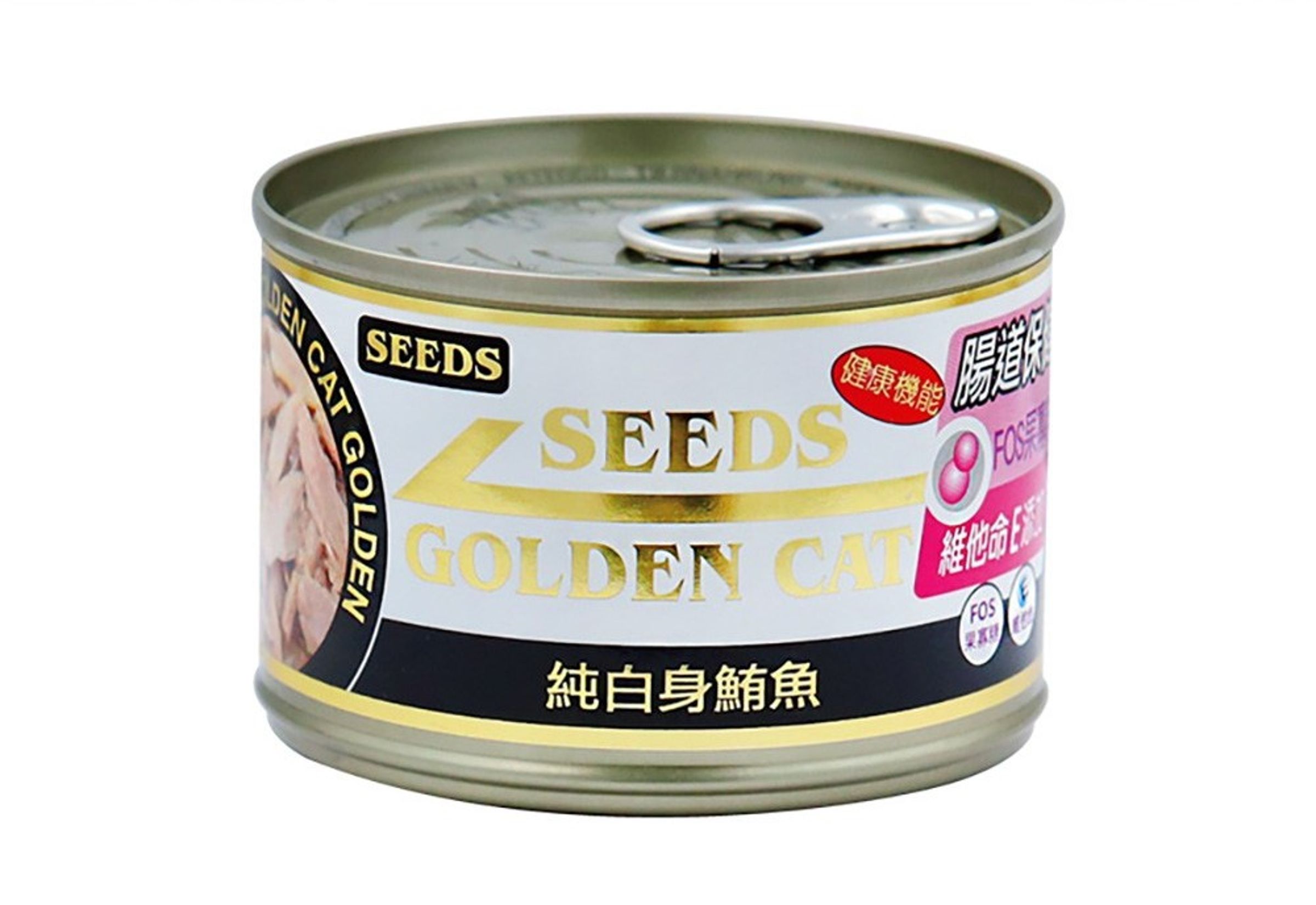 惜時 GOLDEN CAT 健康機能特級金貓大罐, 純白身鮪魚, 170g , 24罐。參考價格840元。