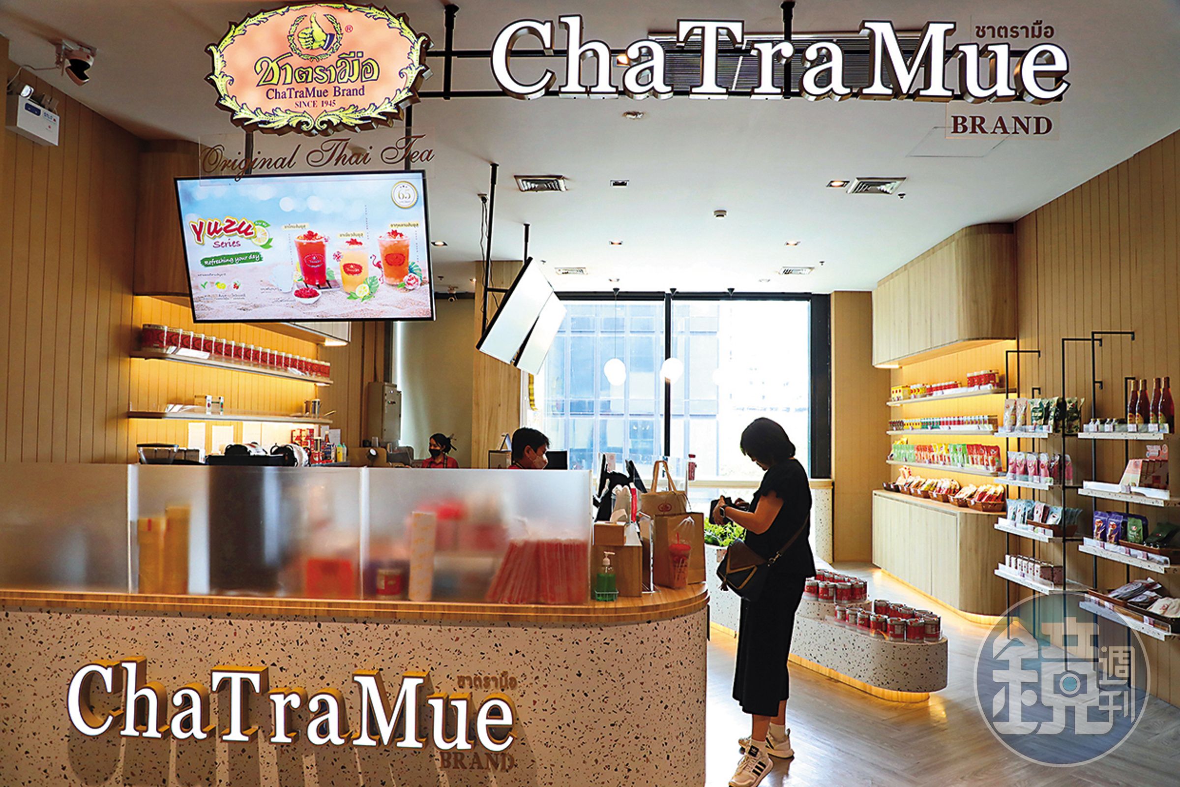 手標直營的「Cha Tra Mue」近年開了許多分店。